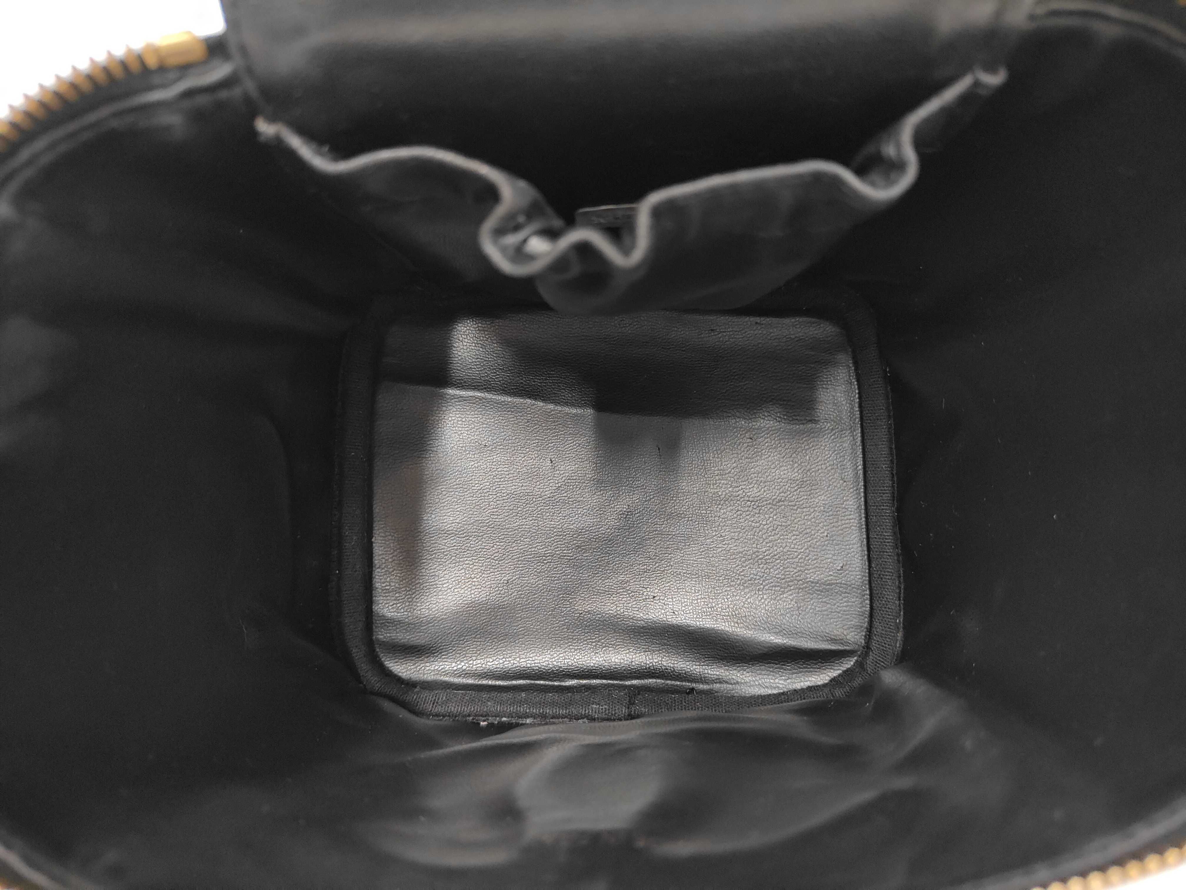Caviar Black Vanity Bag with Coco Mark and Seal — view 9