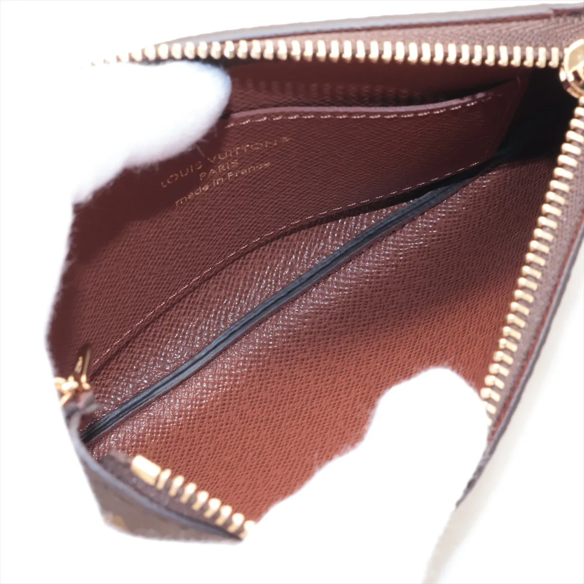 Monogram Card Key Case Pochette Clé M13559 MM2216 Brown Key Case — view 3