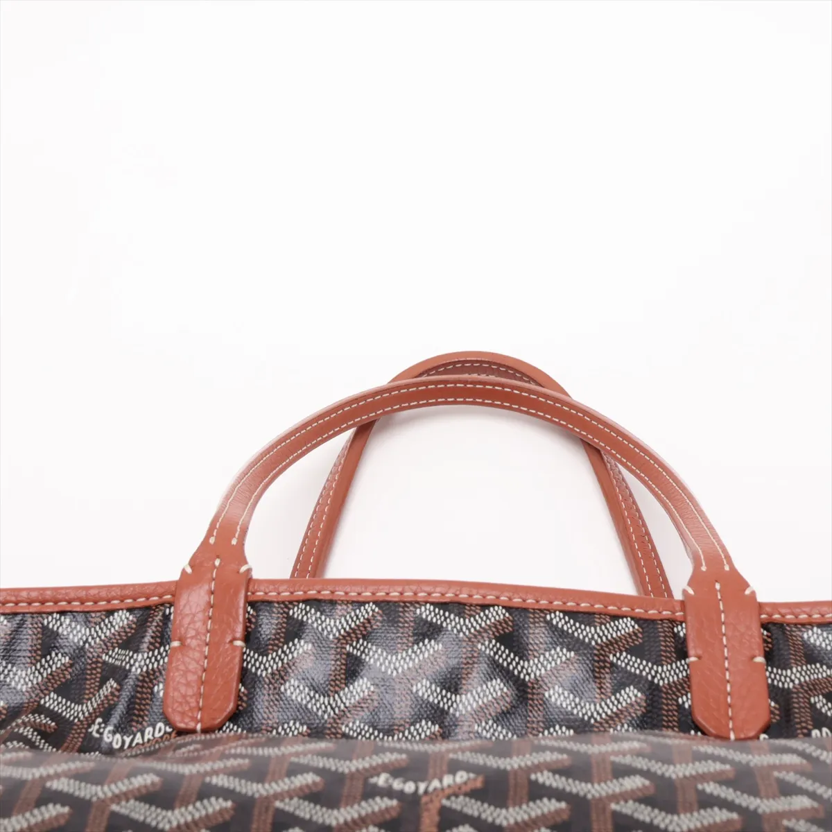 Ardi PM PVC x Leather Tote Bag Brown — view 6