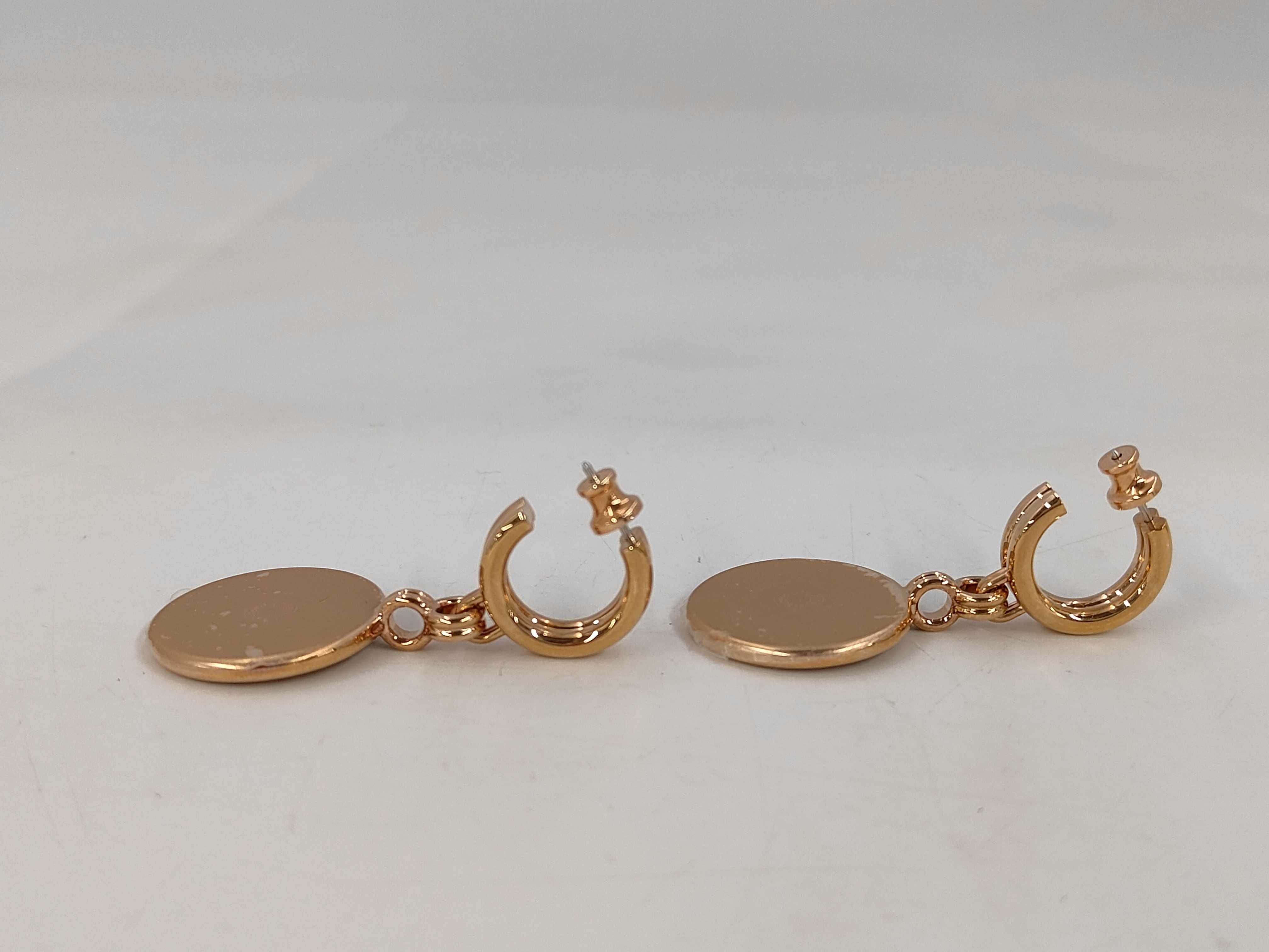 GP hardware rose gold Blazon earrings — view 3
