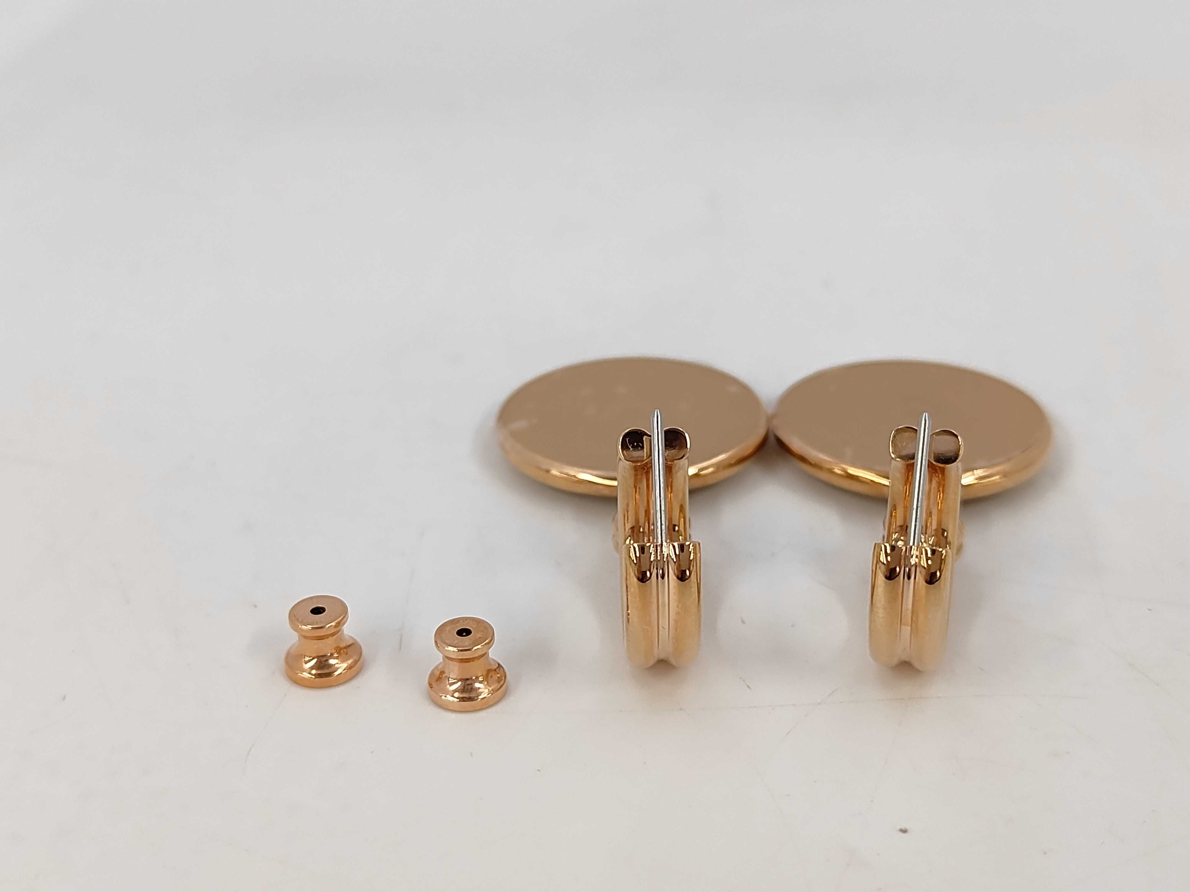 GP hardware rose gold Blazon earrings — view 5