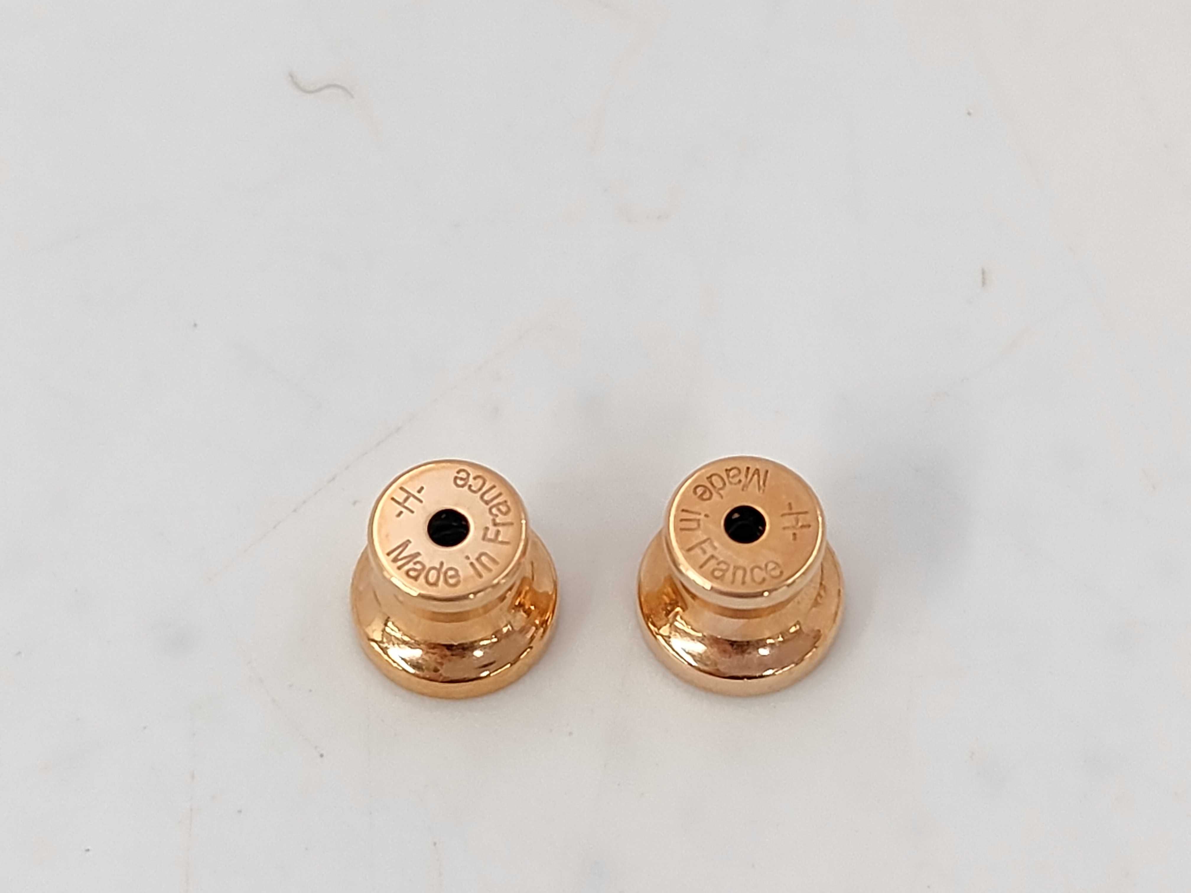 GP hardware rose gold Blazon earrings — view 6