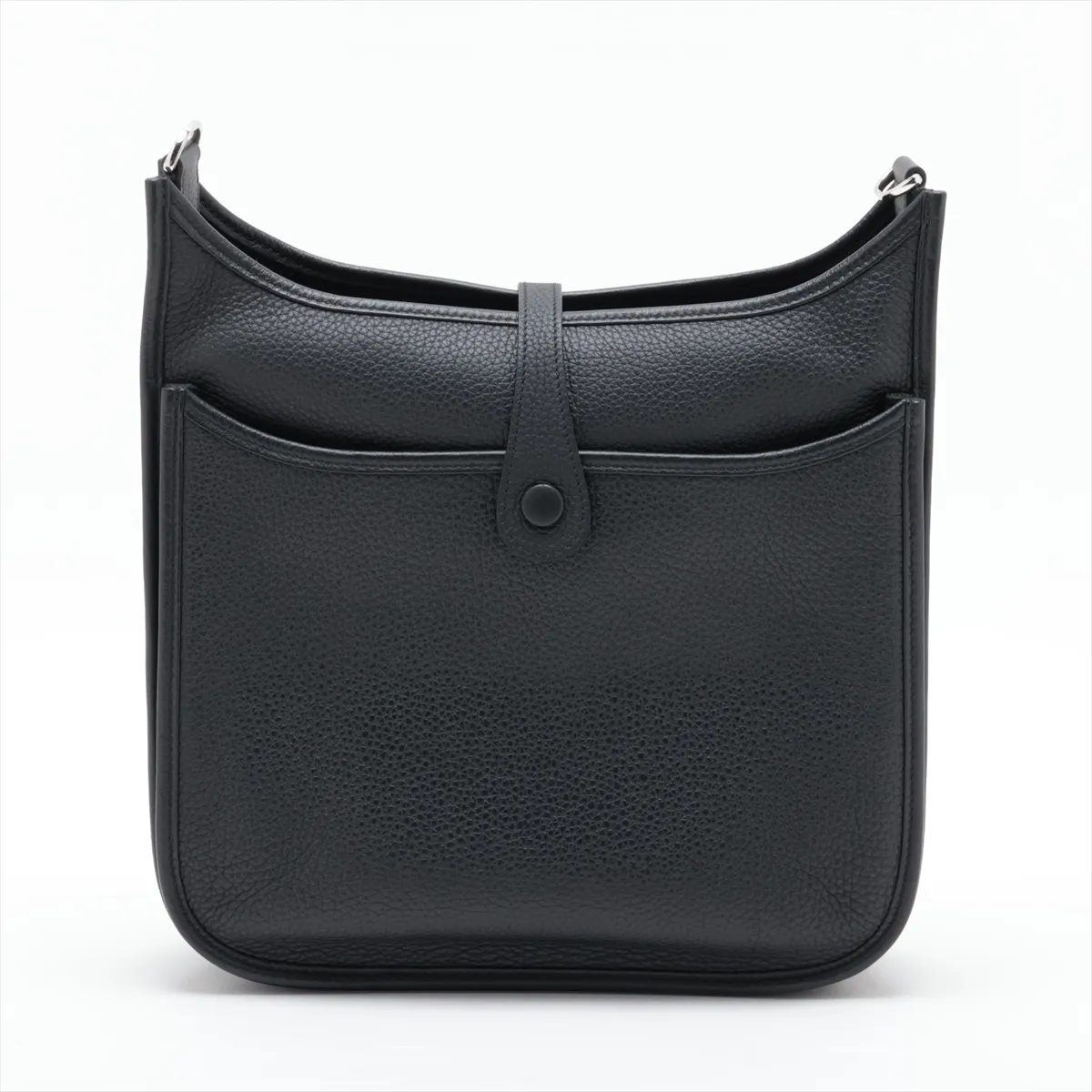 Evelyne 3 29 PM Taurillon Clemence Black Silver Hardware W:2024 — view 2