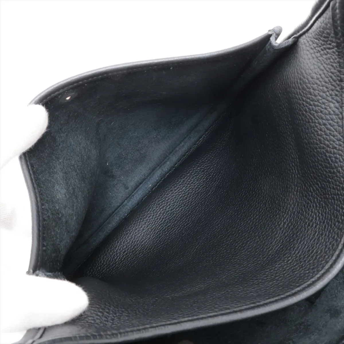 Evelyne 3 29 PM Taurillon Clemence Black Silver Hardware W:2024 — view 7