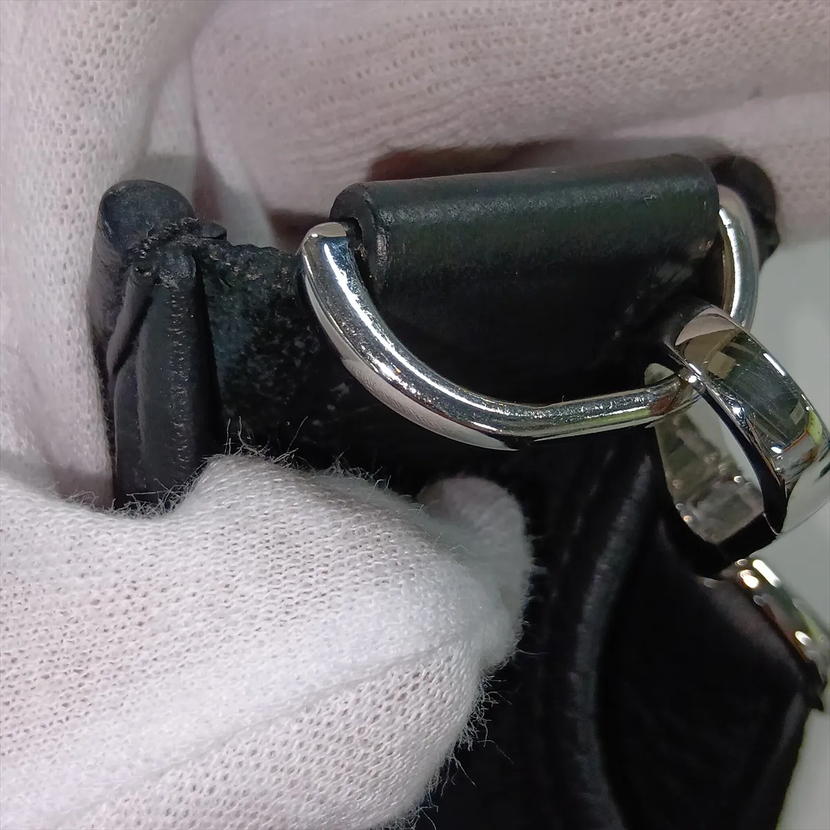Evelyne 3 29 PM Taurillon Clemence Black Silver Hardware W:2024 — view 10