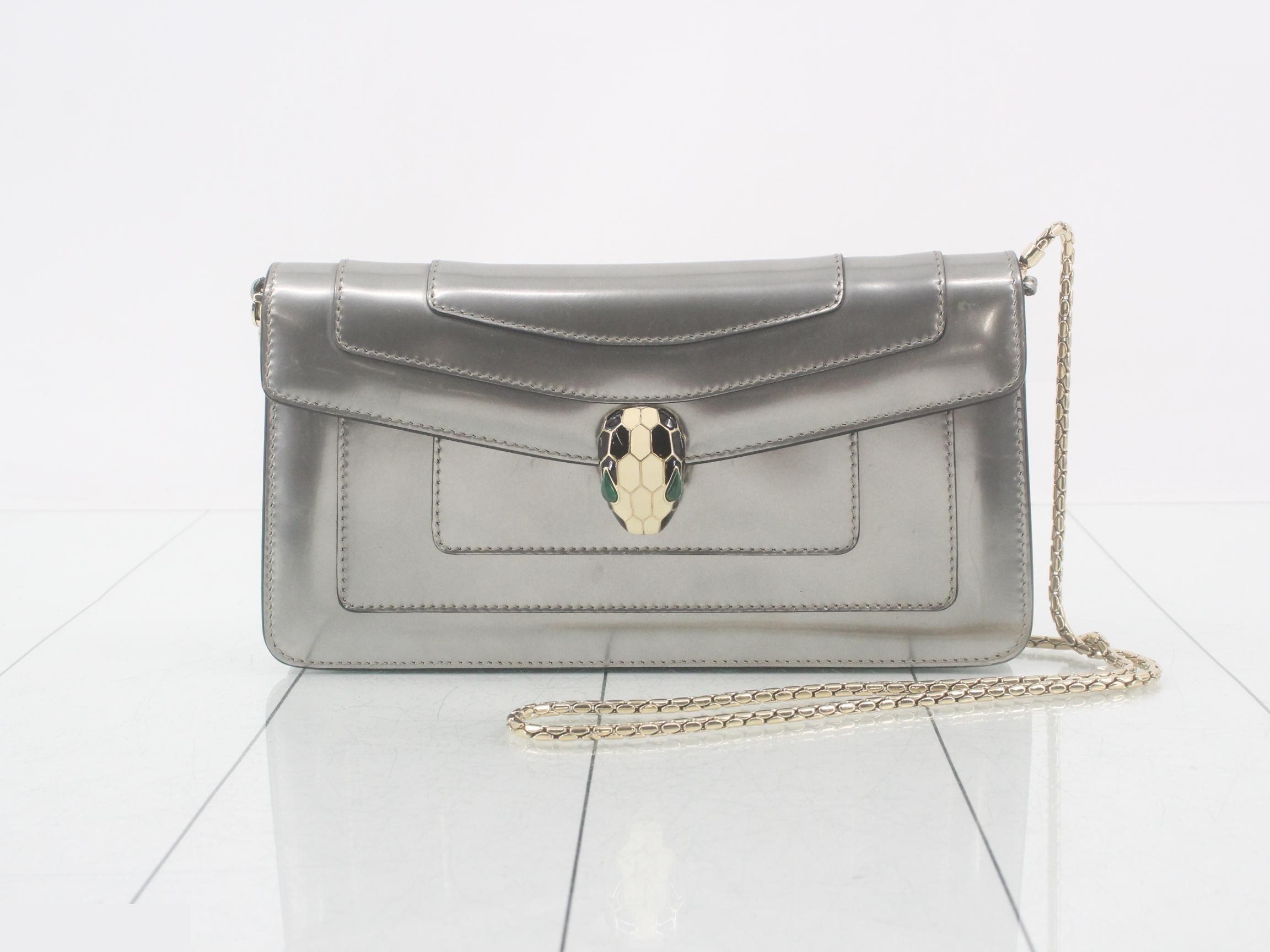 Serpenti Forever Enamel Shoulder Bag