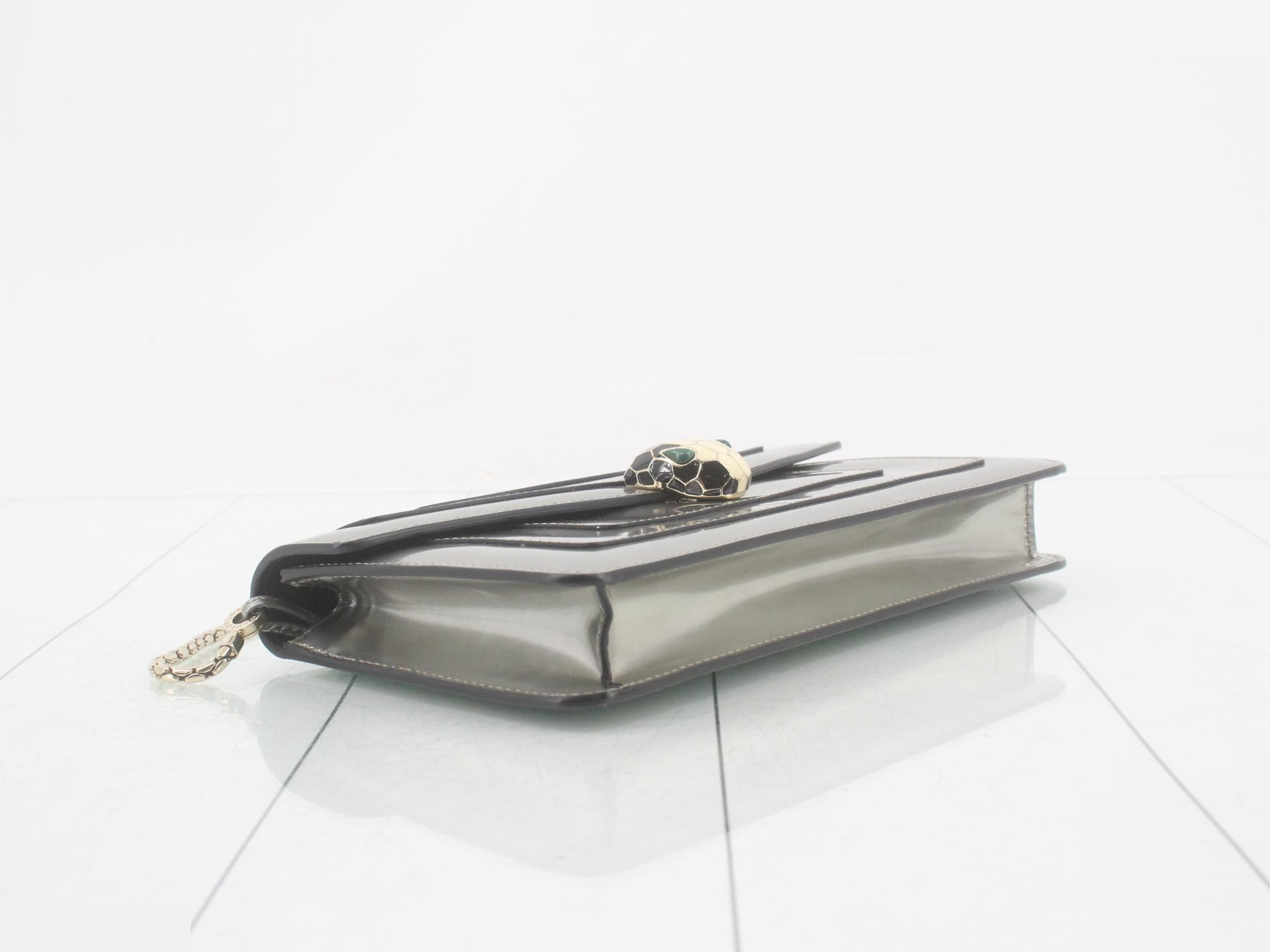 Serpenti Forever Enamel Shoulder Bag — view 5