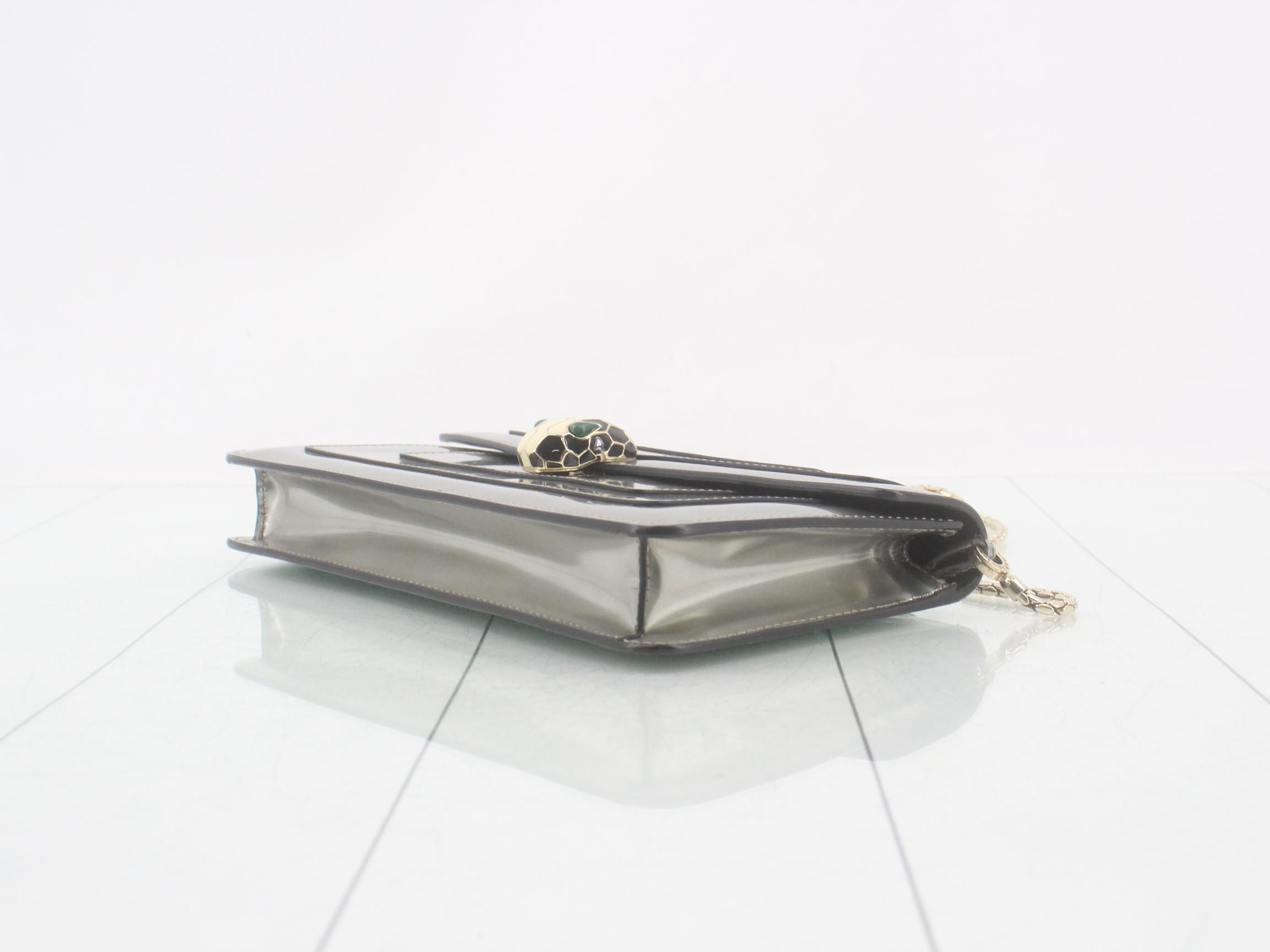 Serpenti Forever Enamel Shoulder Bag — view 6