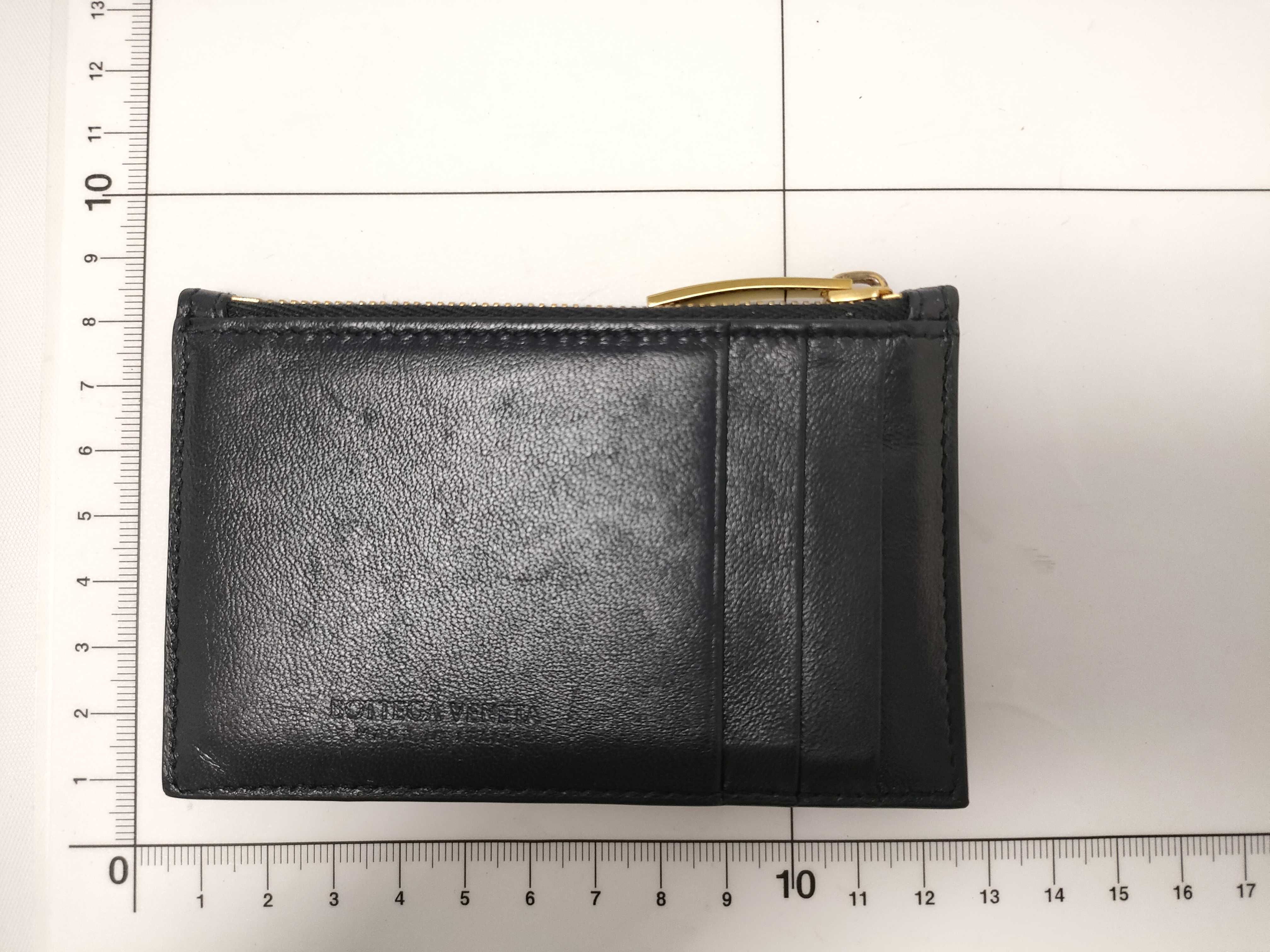 Intrecciato Bottega Leather Intrecciato Coin Case Fragment Case Coin Case — view 2