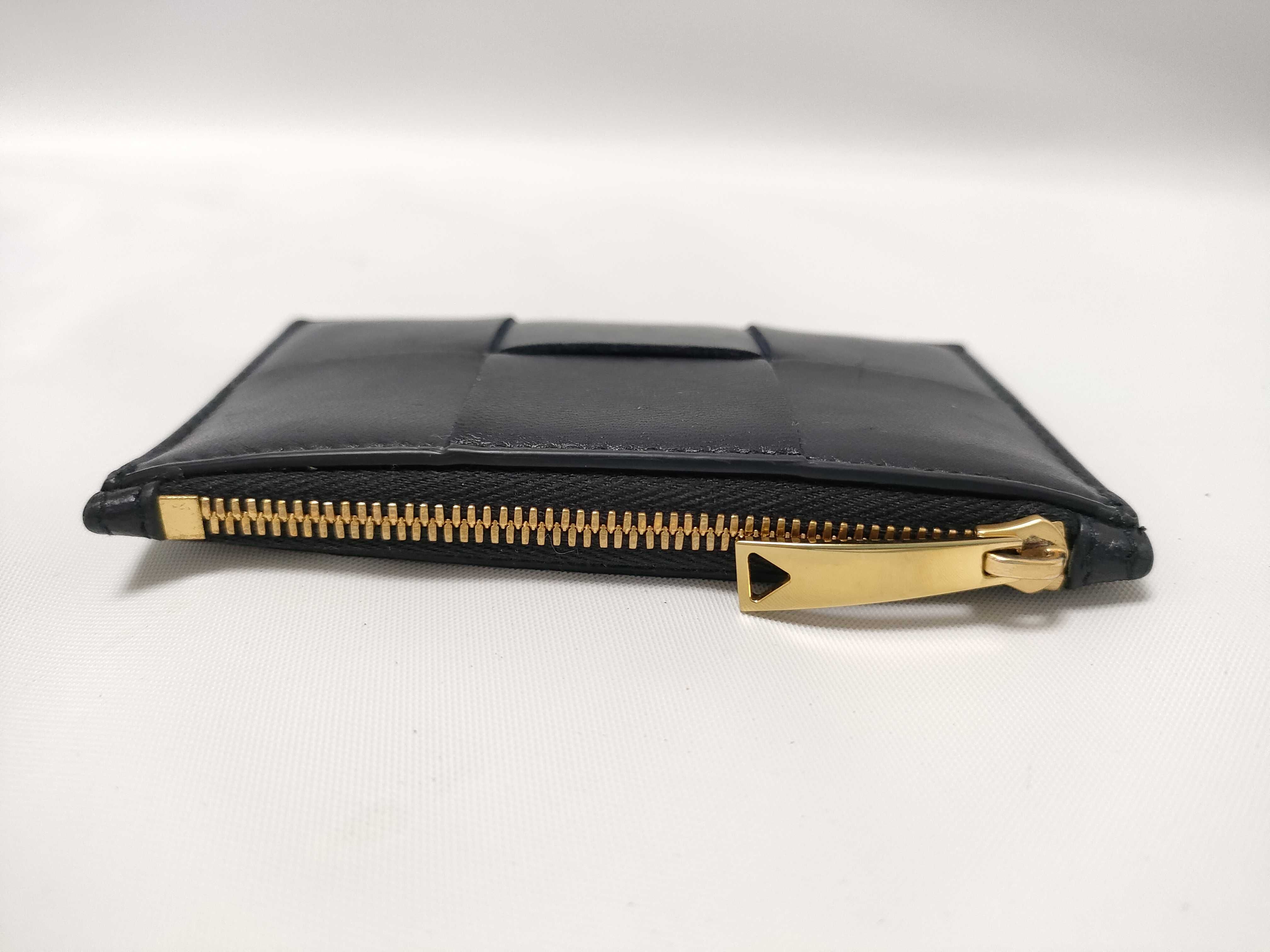 Intrecciato Bottega Leather Intrecciato Coin Case Fragment Case Coin Case — view 6