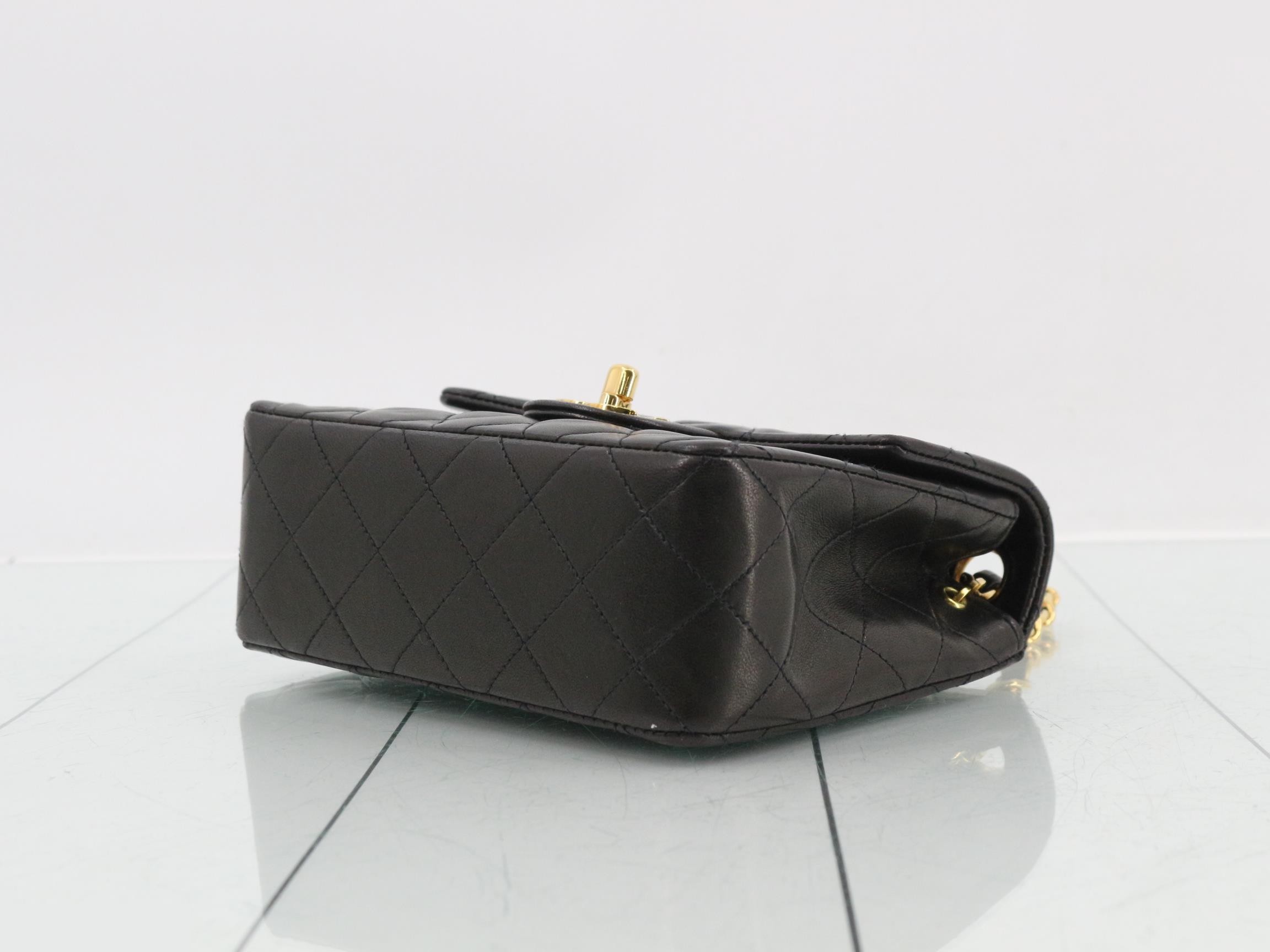 Matelassé 17 Classic Chain Shoulder Bag, Lambskin, Black, Series 2, W17 — view 6
