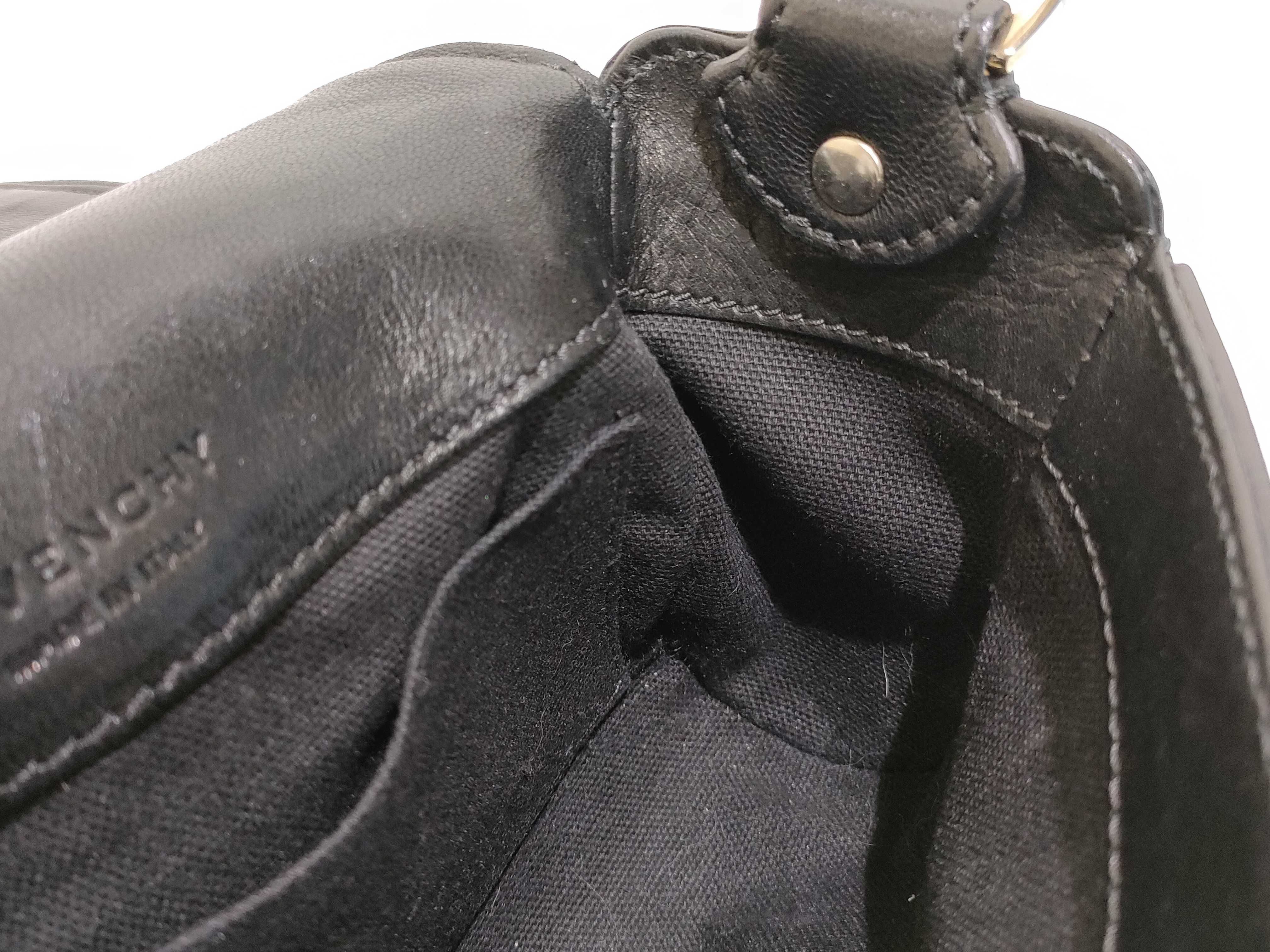KR- Obsedia Leather Shoulder Bag Black — view 11