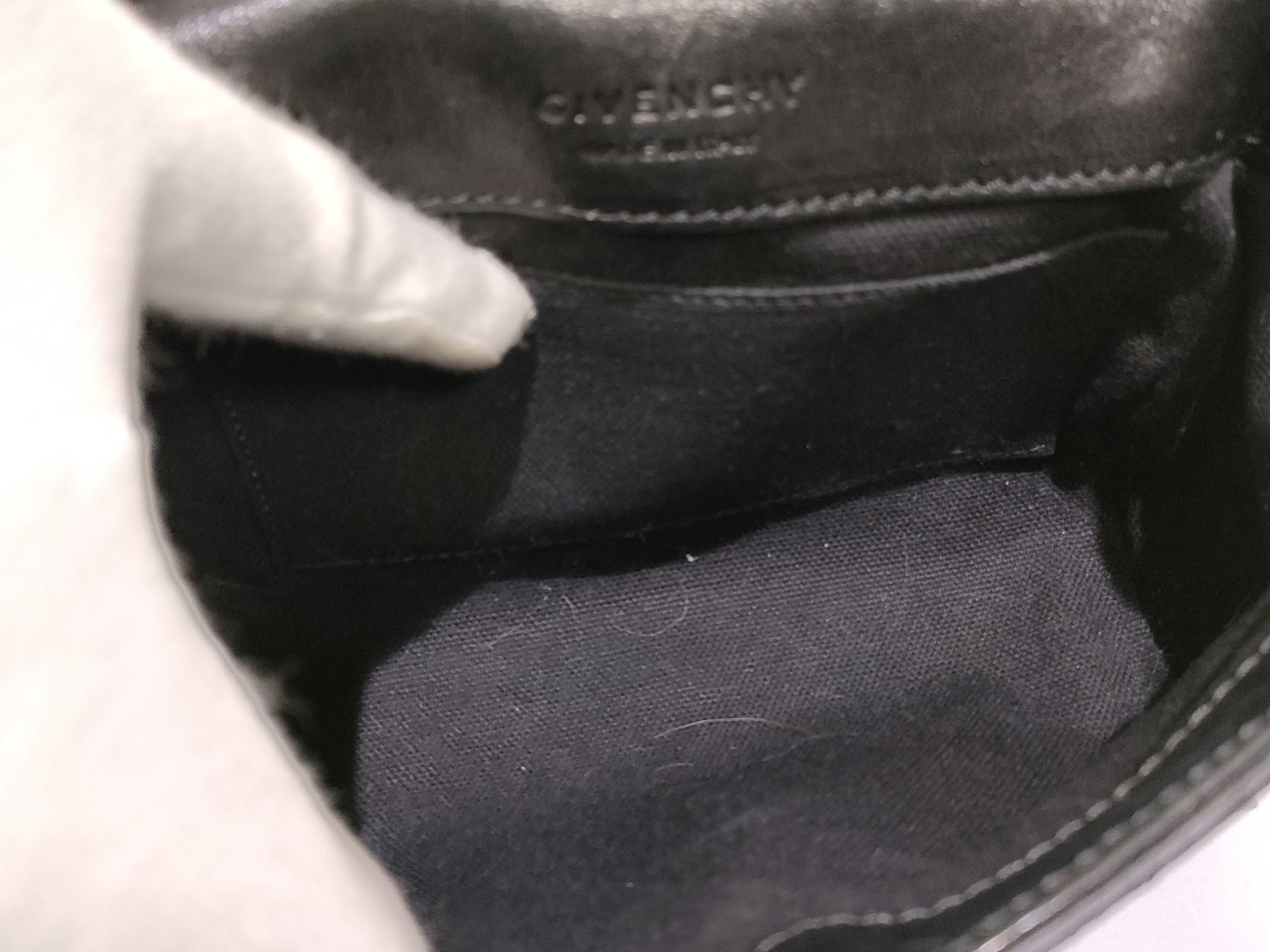 KR- Obsedia Leather Shoulder Bag Black — view 8