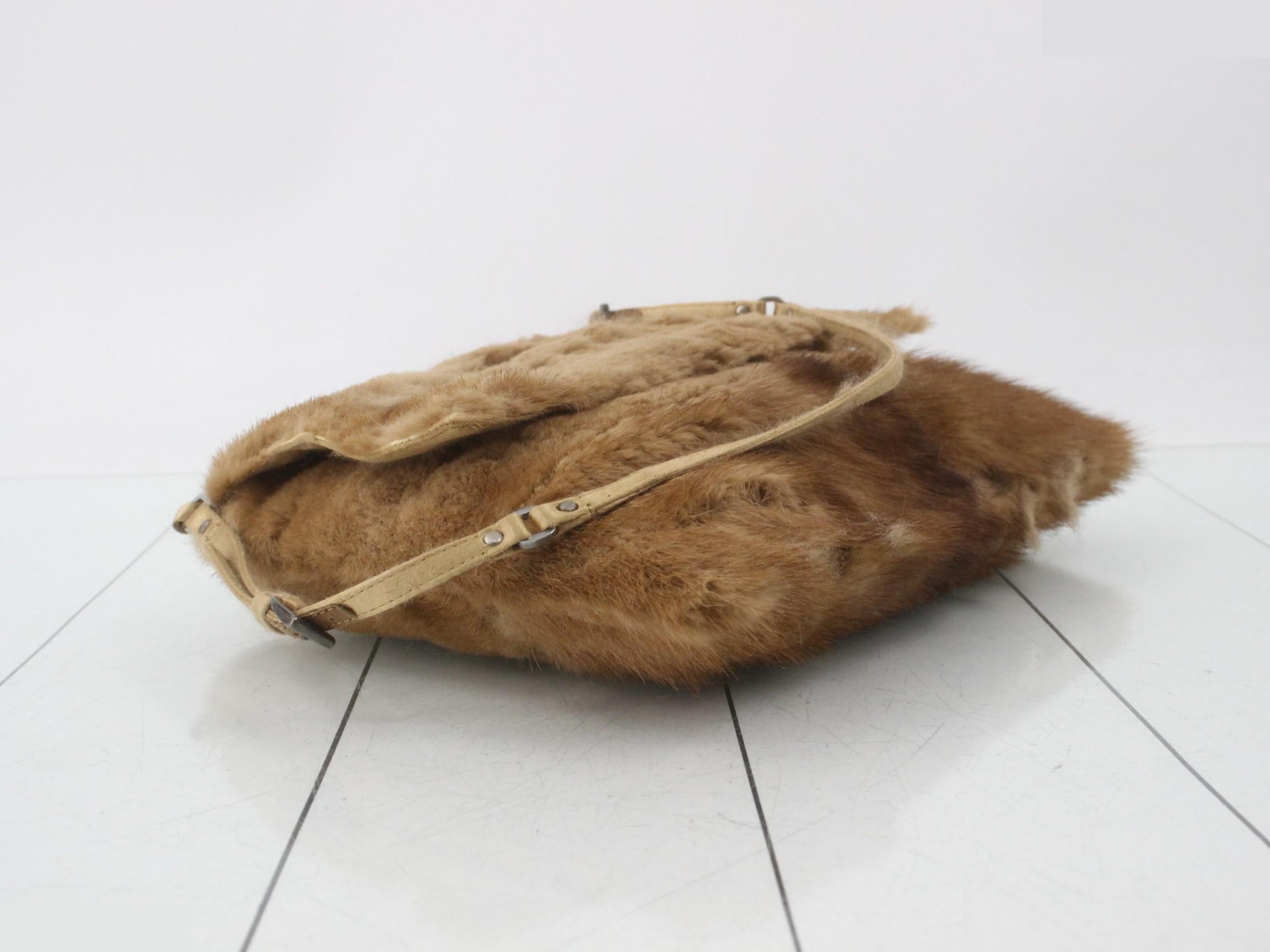 BR0467 Fur Shoulder Bag — view 5