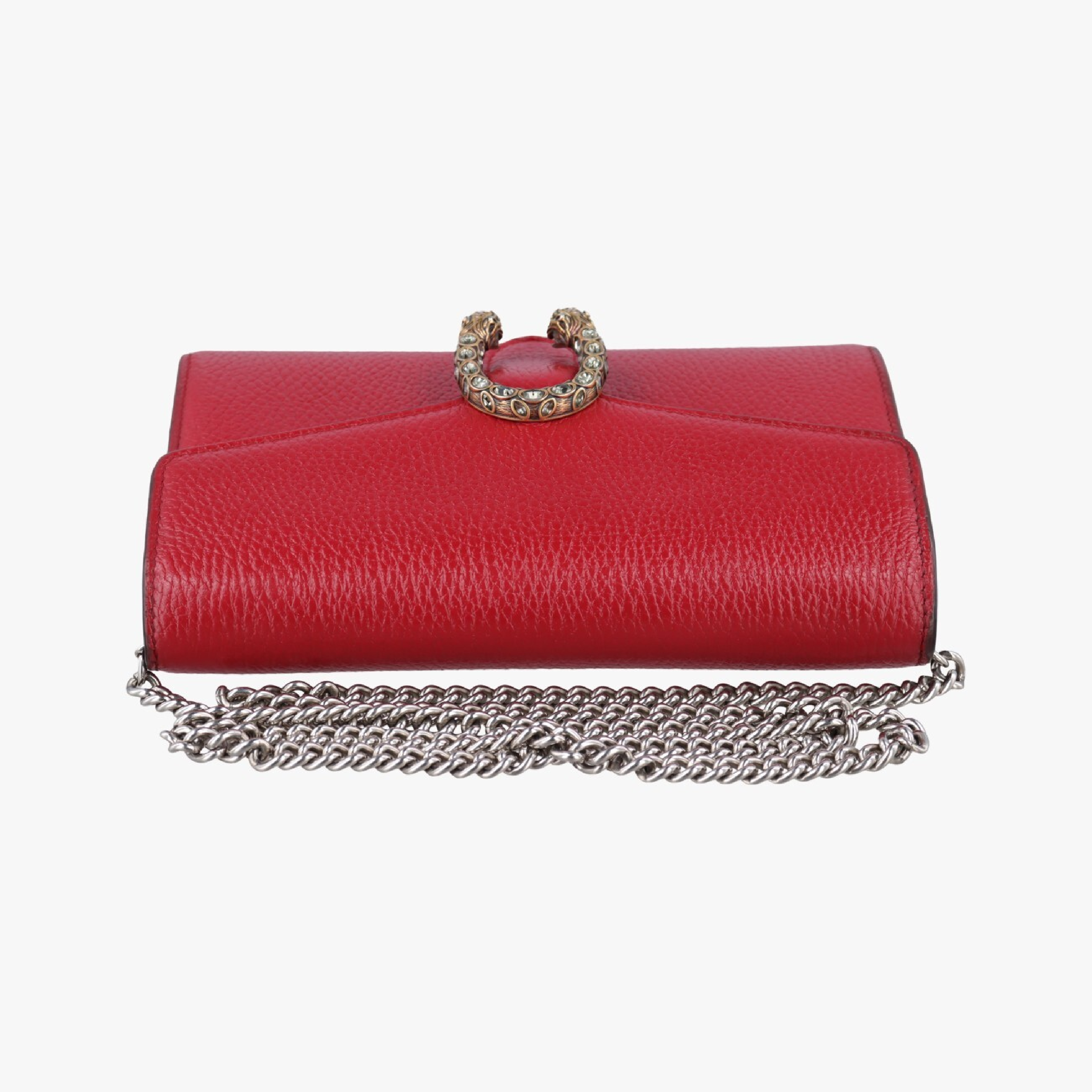 Dionysus Red Leather Shoulder Bag 401231 — view 5