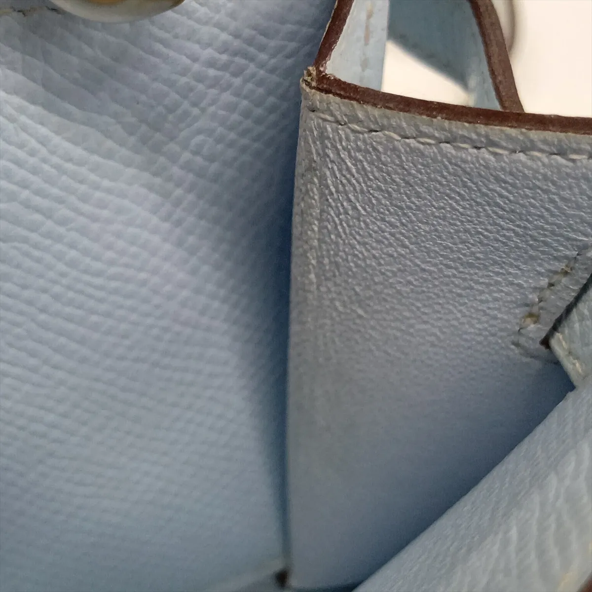 [Individually packaged] Hermes Kelly Wallet To Go, Veau Epsom, Blue Brume, Gold Hardware, Z: 2021 — view 11