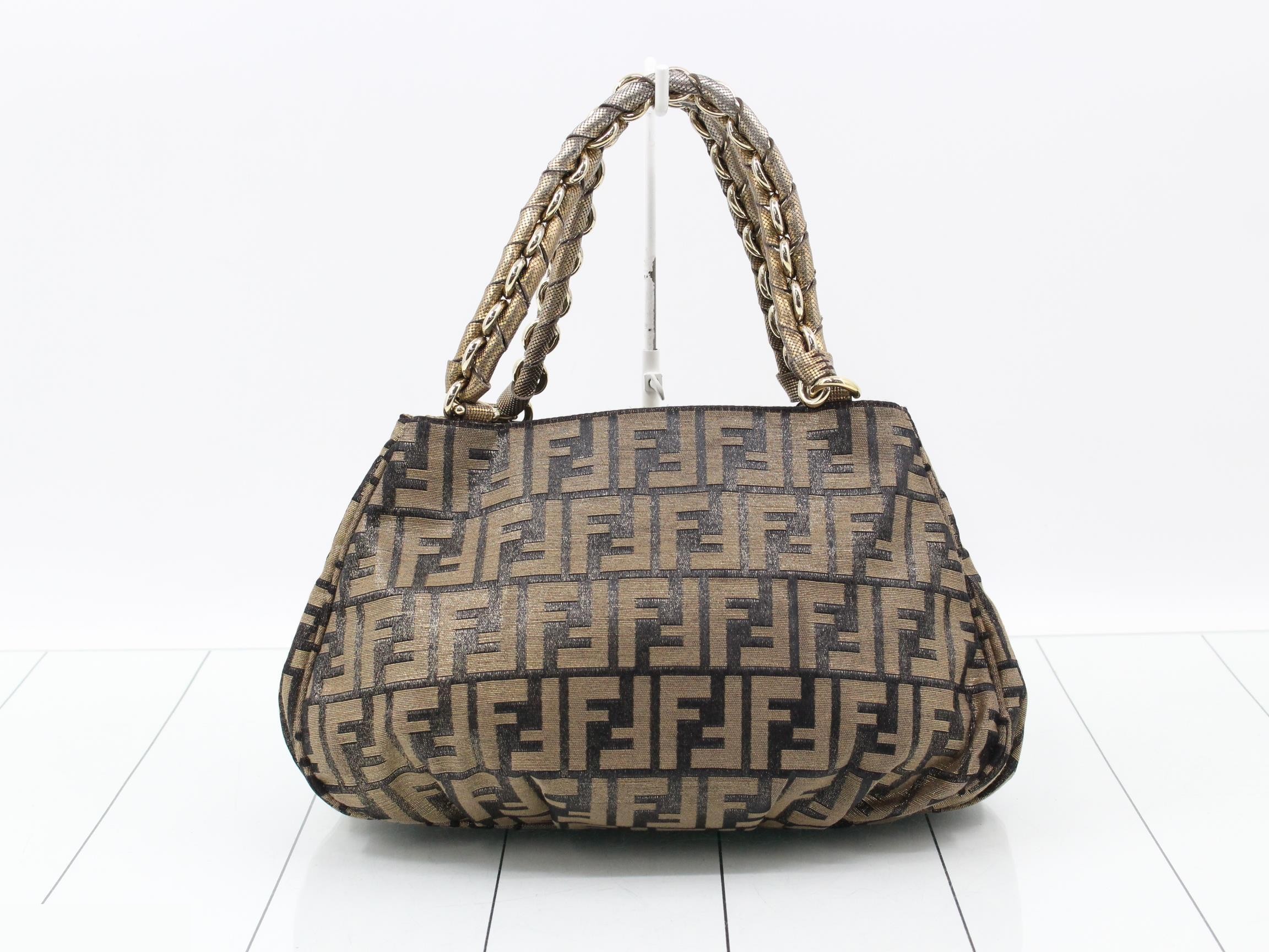 Zucca Mia Gold Tote Bag — view 2
