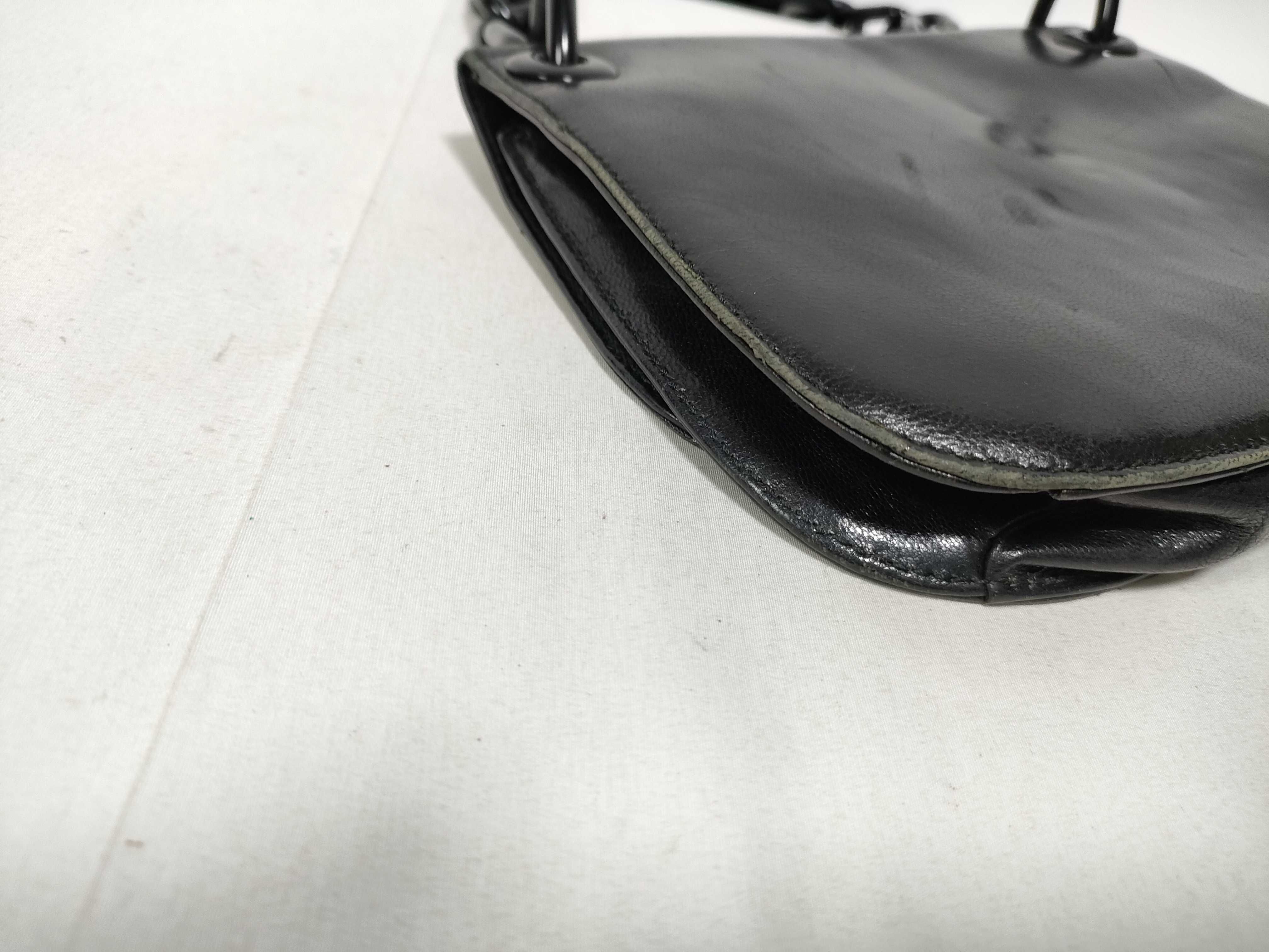 Leather Chain Shoulder Bag — view 6