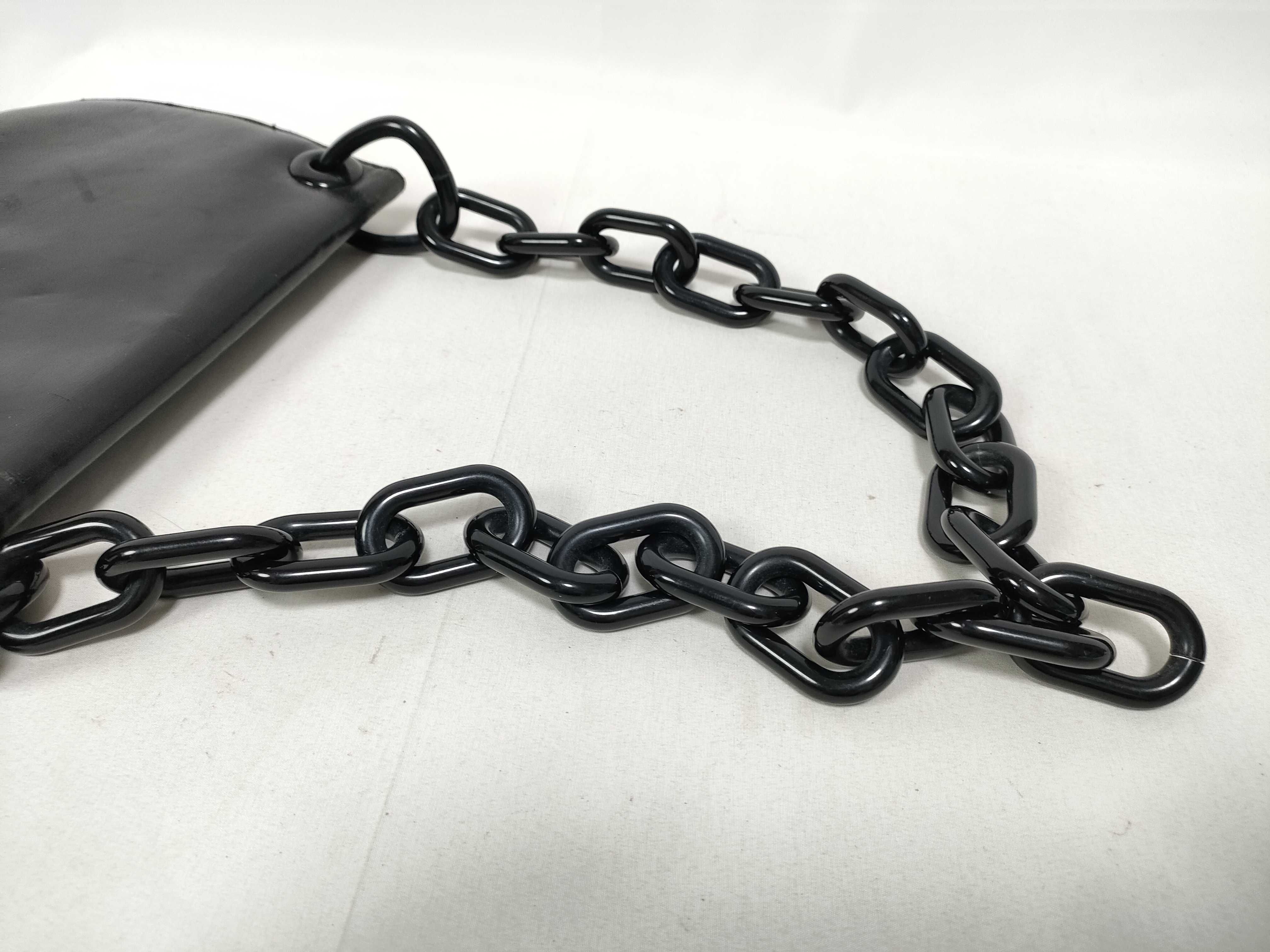 Leather Chain Shoulder Bag — view 9