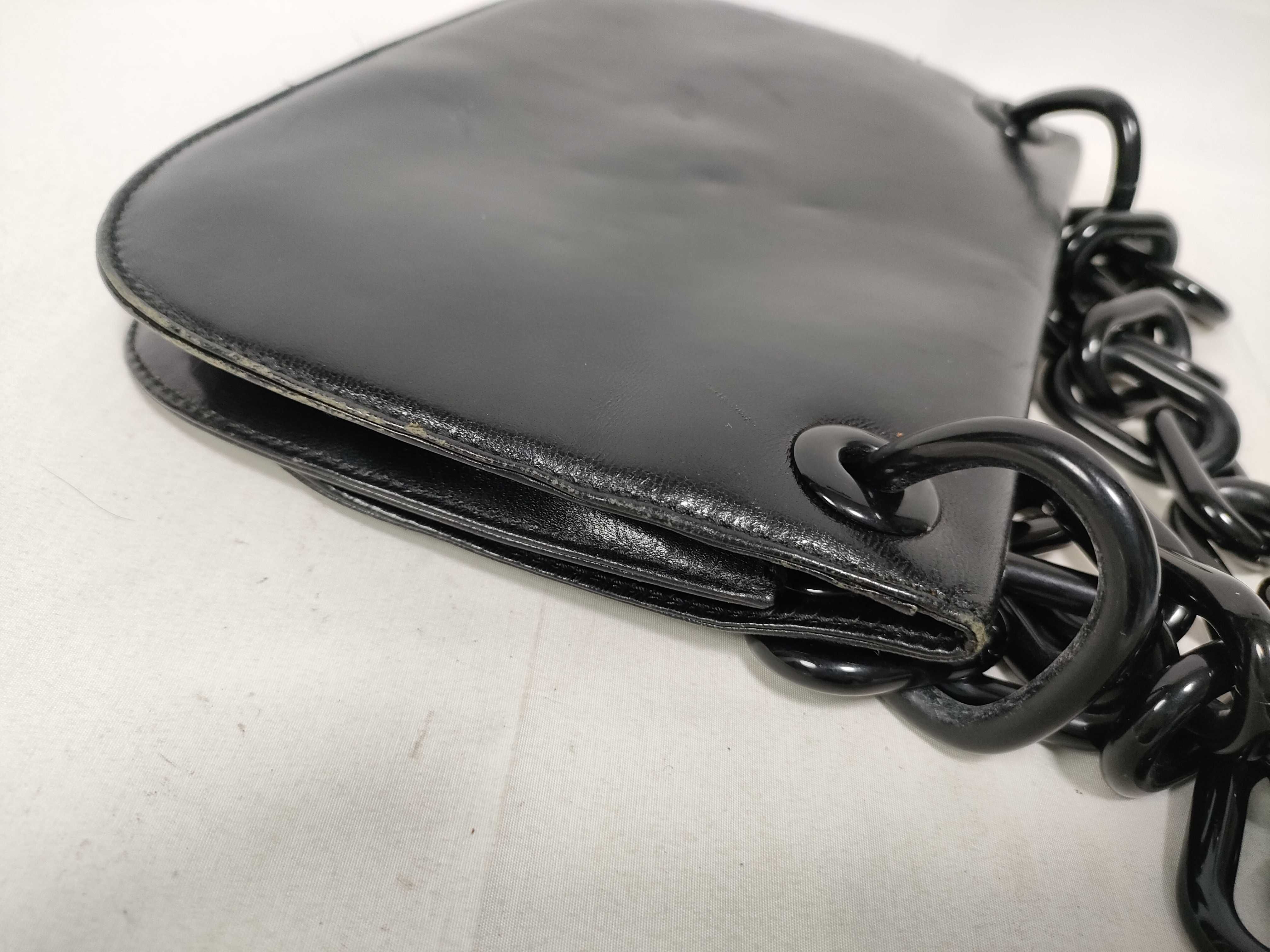 Leather Chain Shoulder Bag — view 10