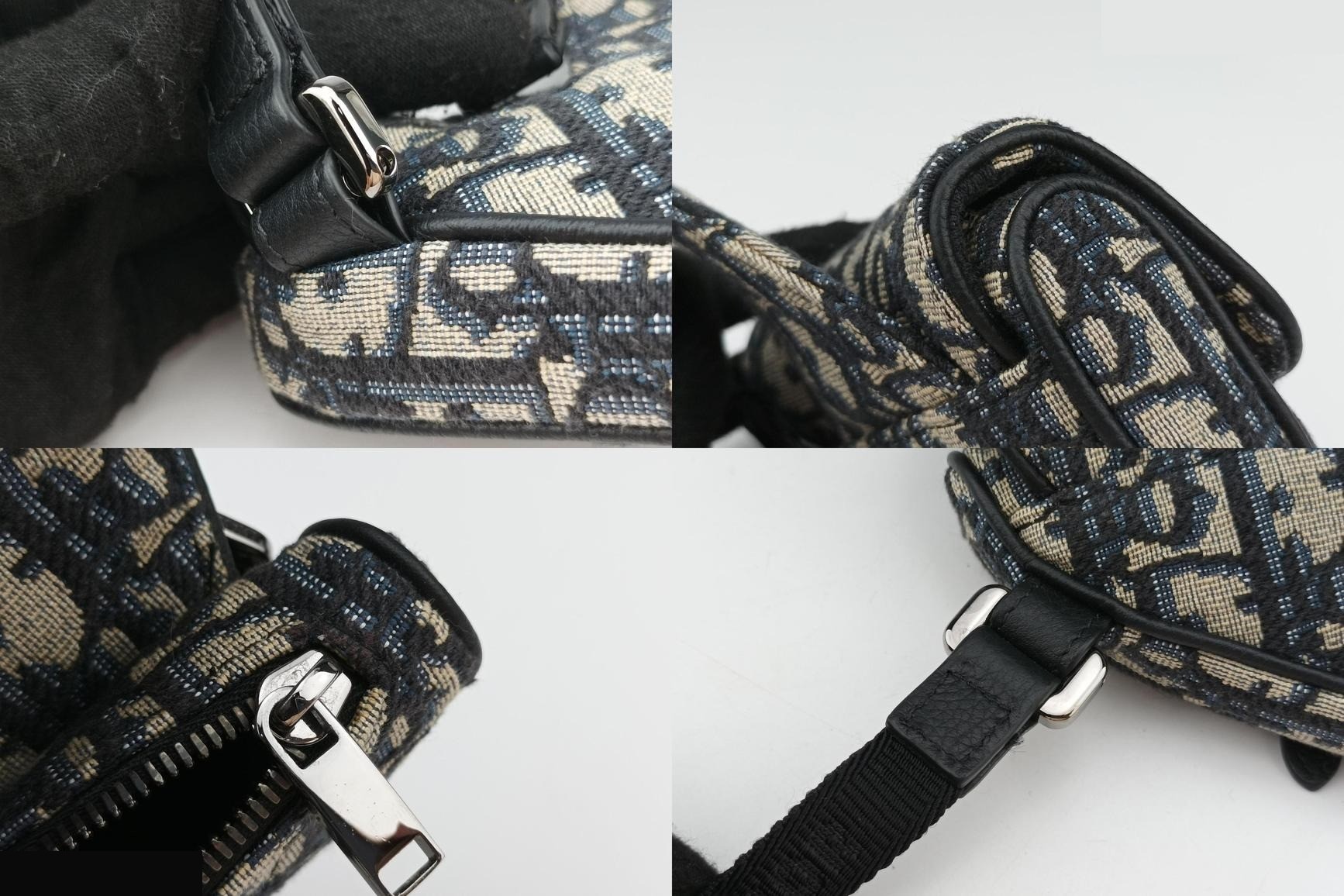 Saddle, Jacquard, Navy x Gray — view 9