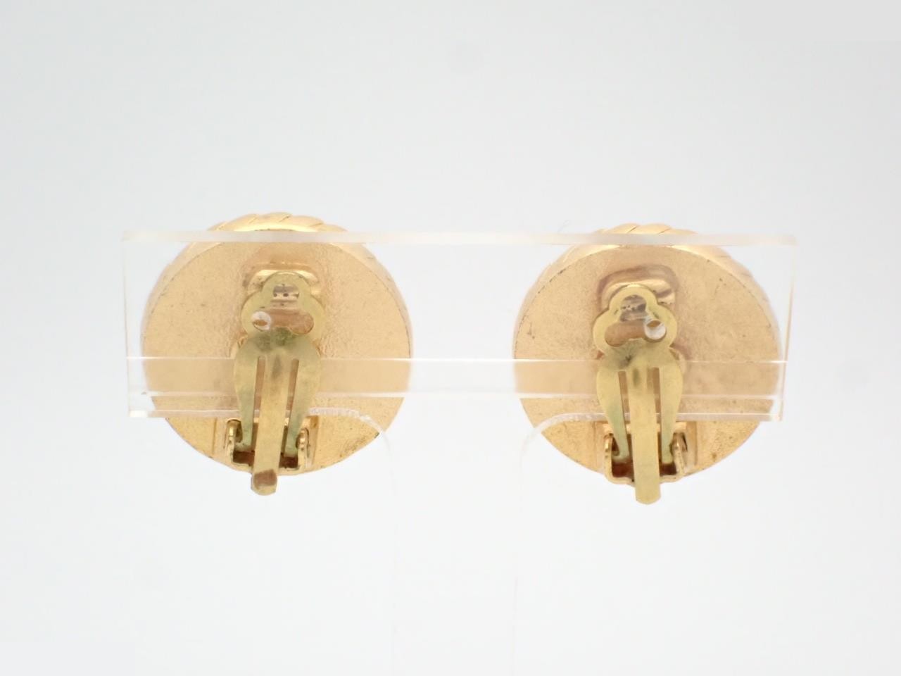 Coco mark black earrings — view 2