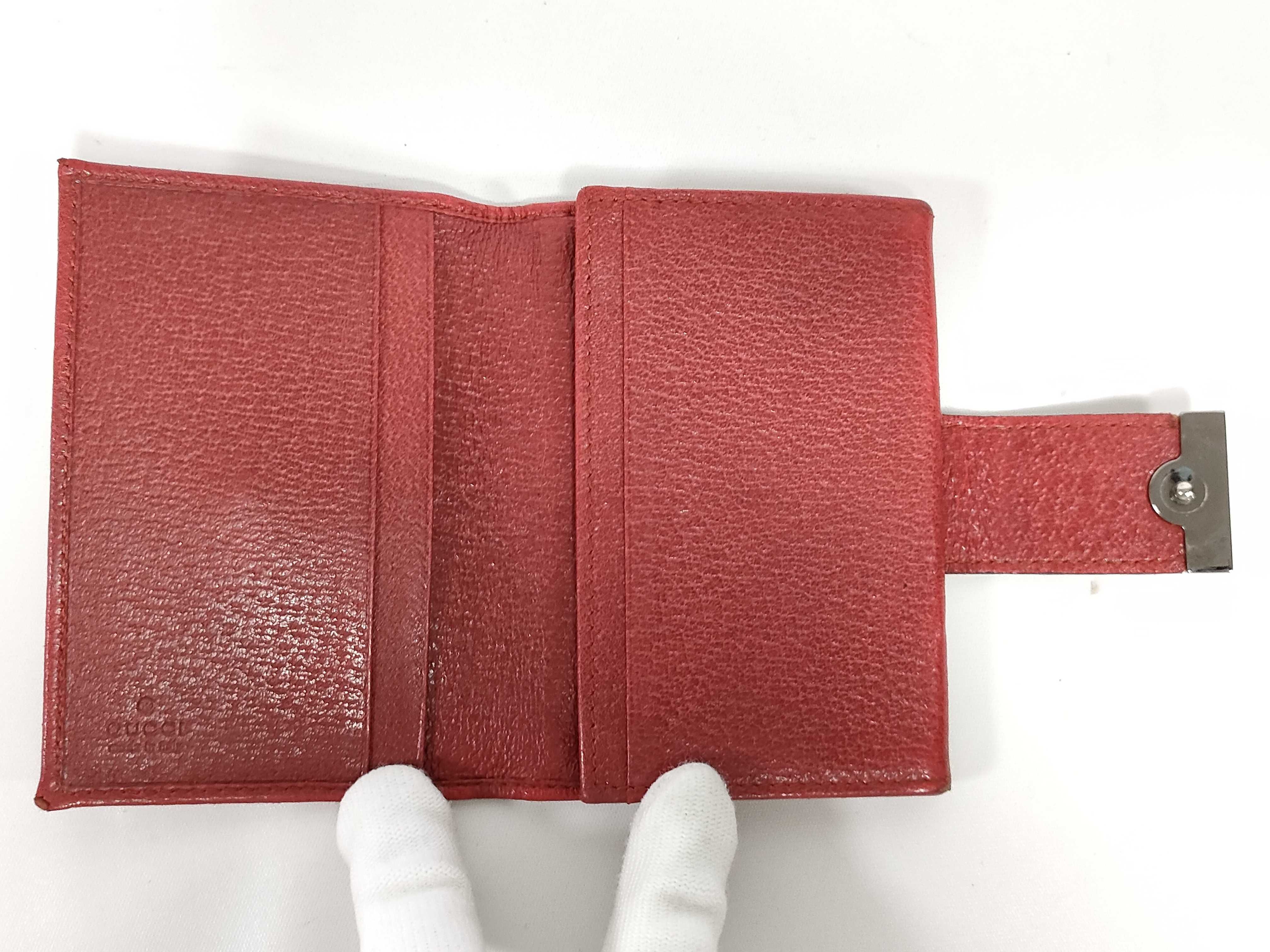 GG Canvas Hard Case Card Case — view 9