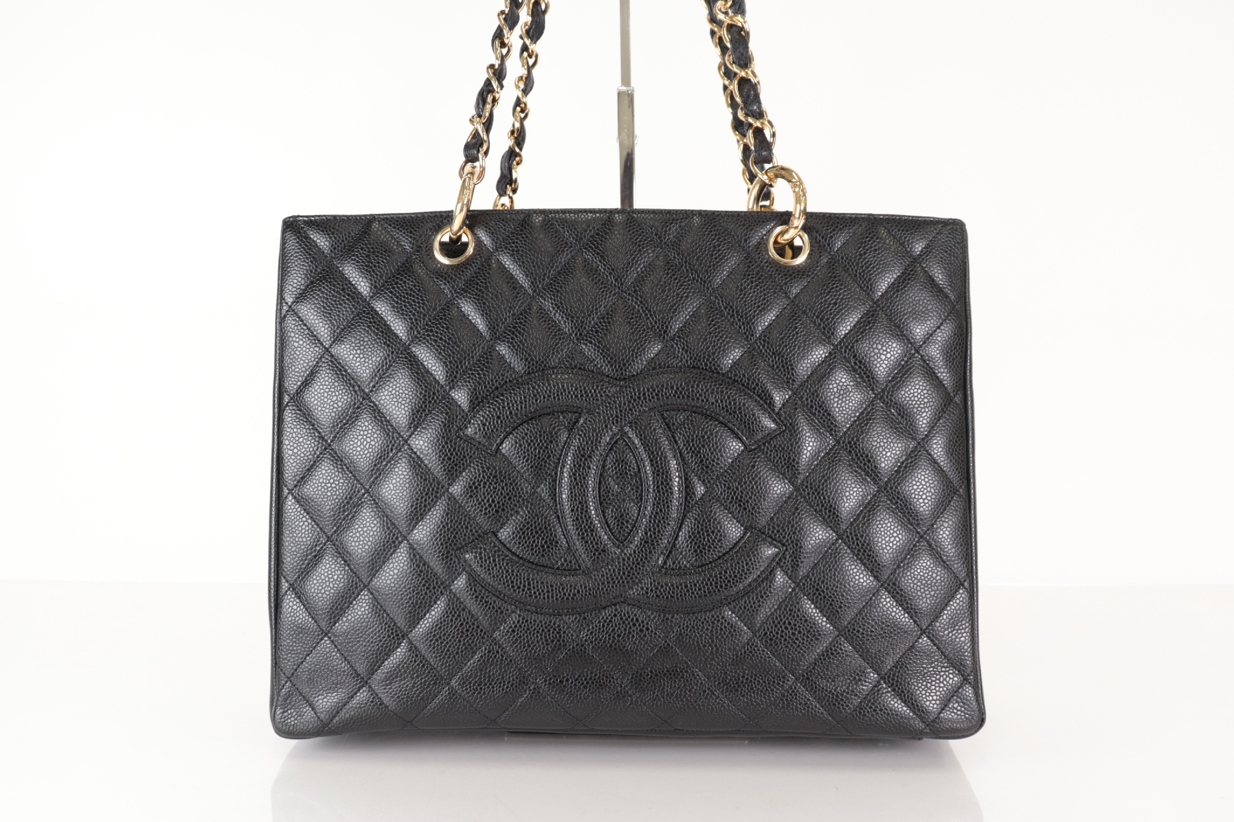 Coco Mark Caviar Chain Tote, Series 10 Shoulder Bag — view 2