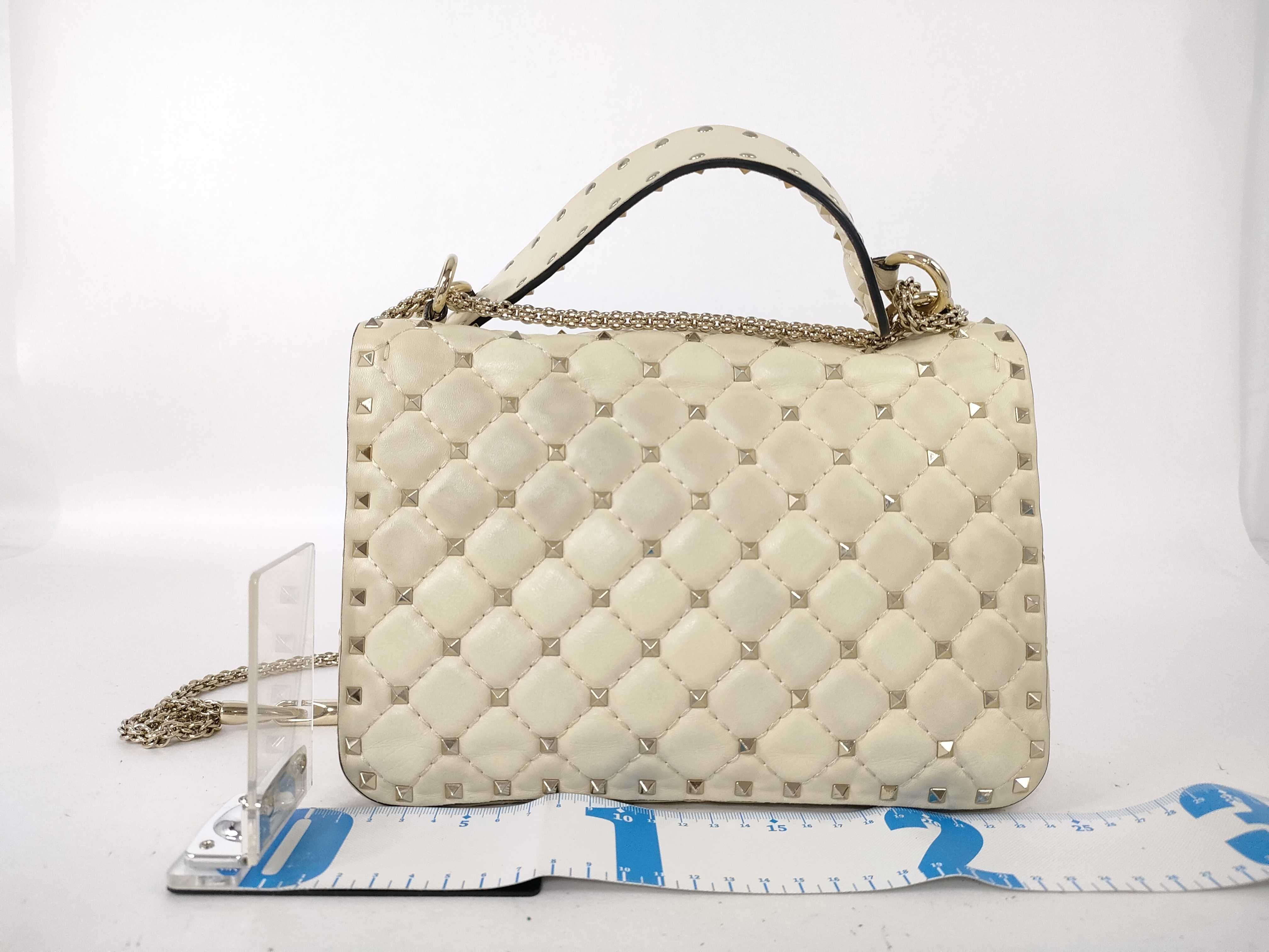 Spike Quilted Shoulder Bag Beige WB0122NAP Shoulder Bag — view 2