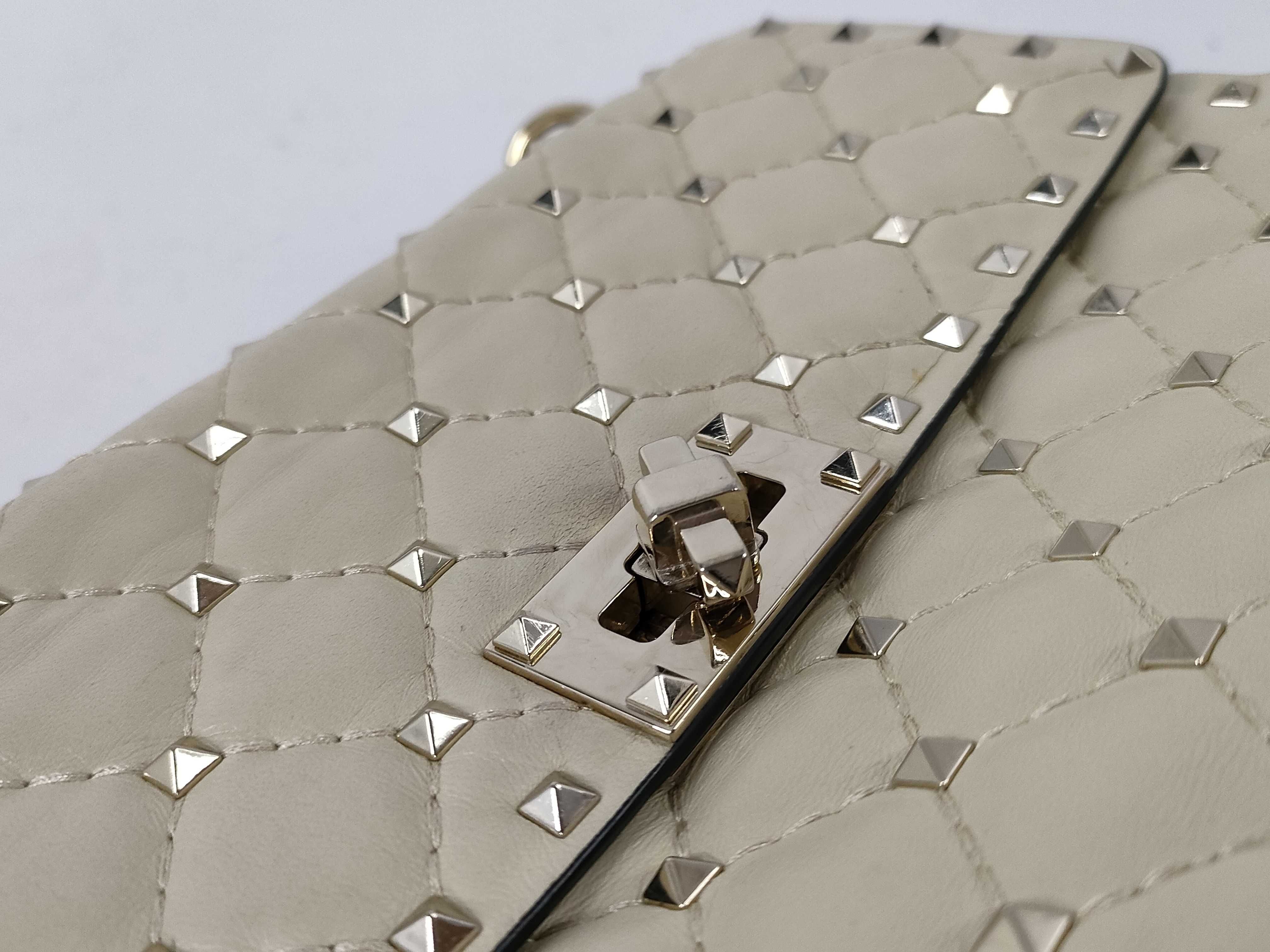 Spike Quilted Shoulder Bag Beige WB0122NAP Shoulder Bag — view 15