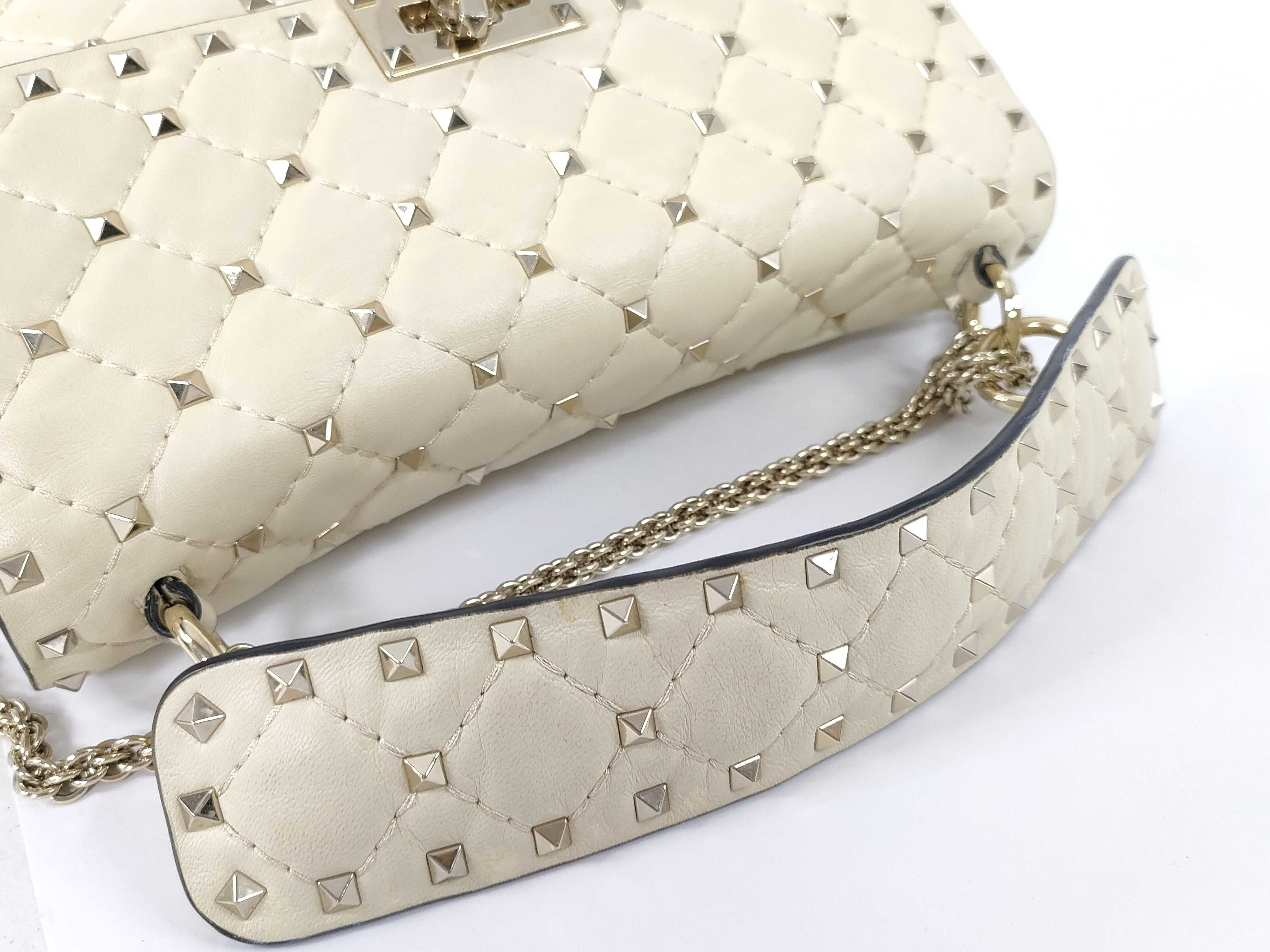 Spike Quilted Shoulder Bag Beige WB0122NAP Shoulder Bag — view 3