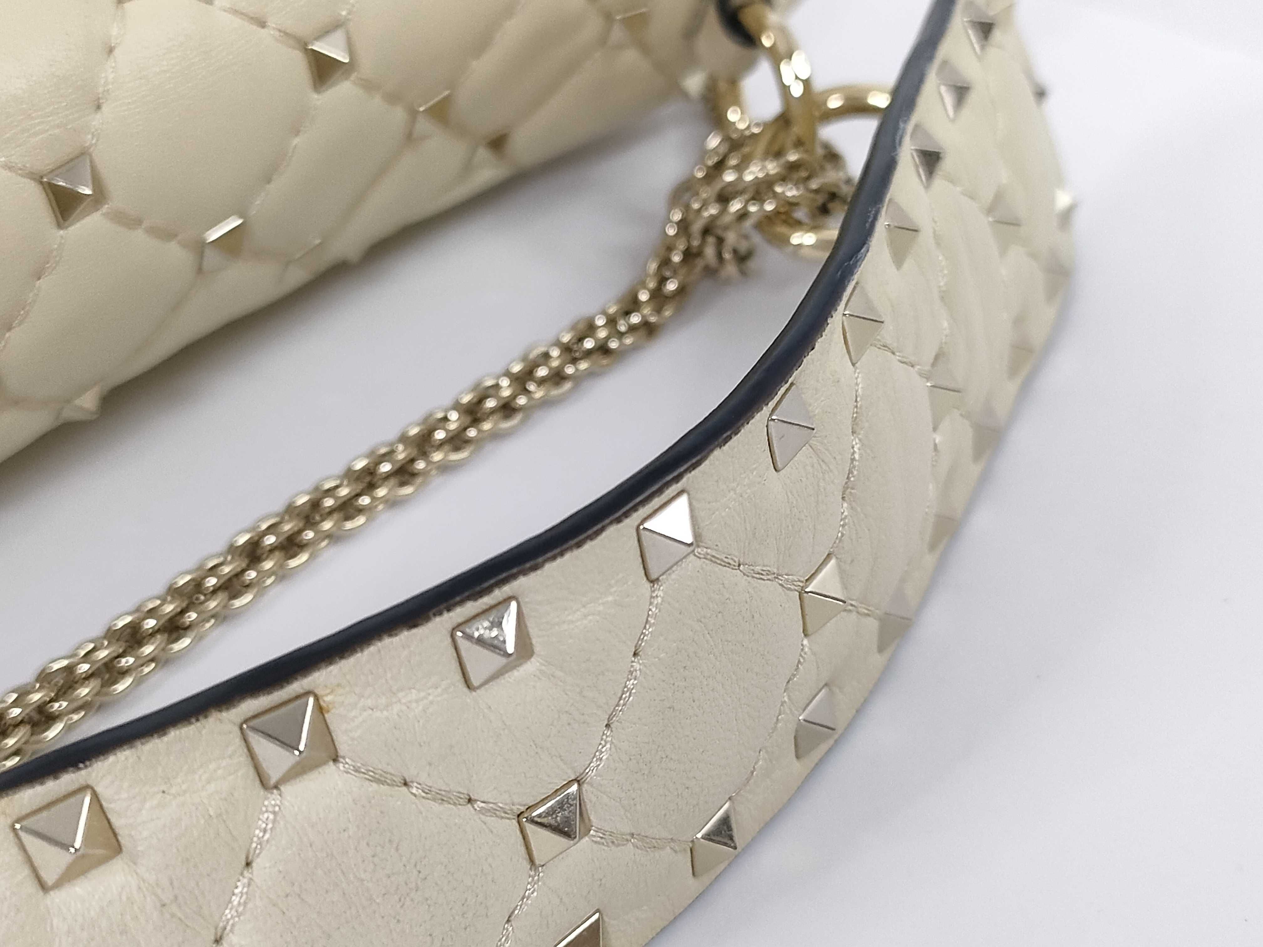 Spike Quilted Shoulder Bag Beige WB0122NAP Shoulder Bag — view 4