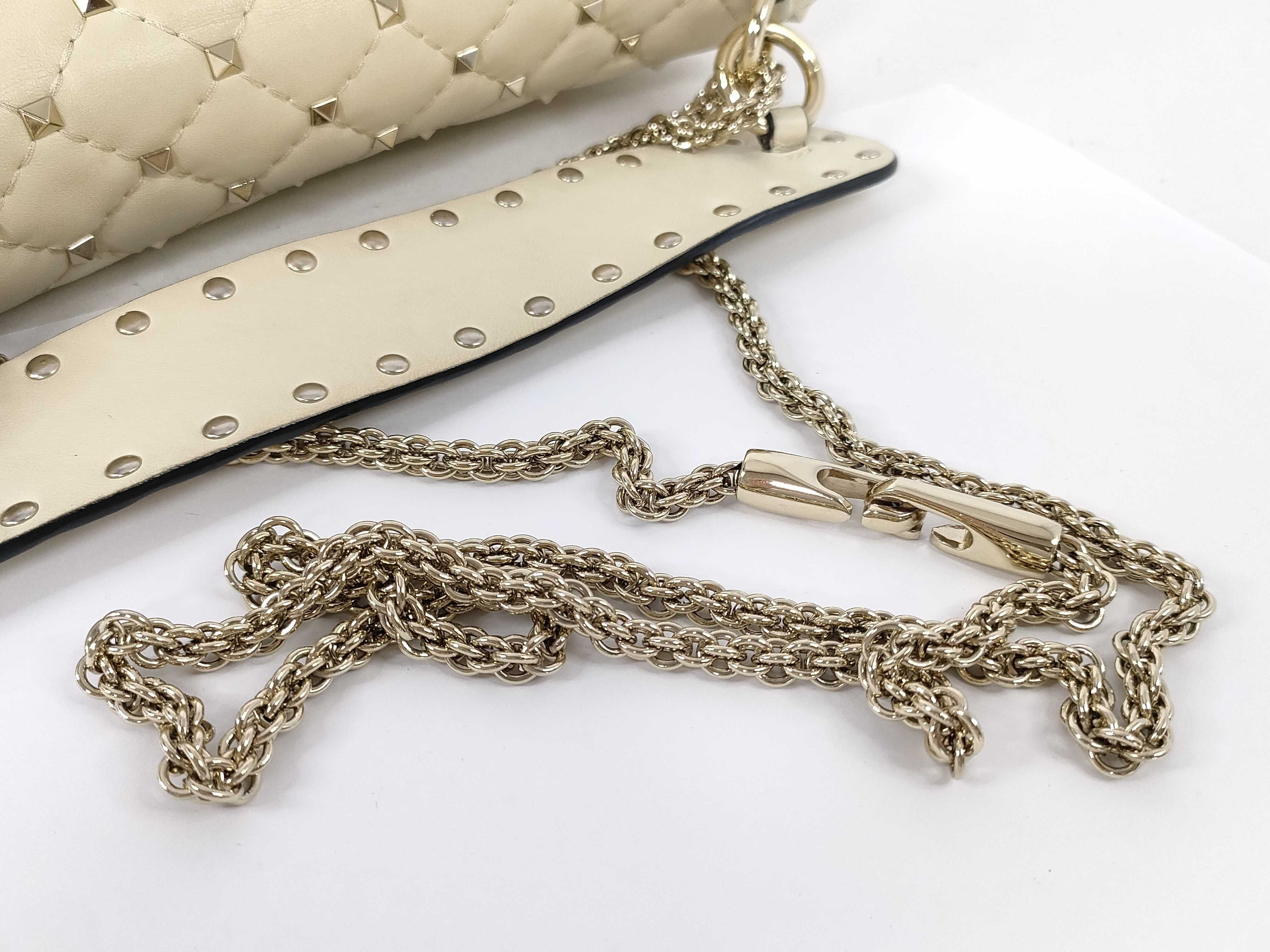 Spike Quilted Shoulder Bag Beige WB0122NAP Shoulder Bag — view 6