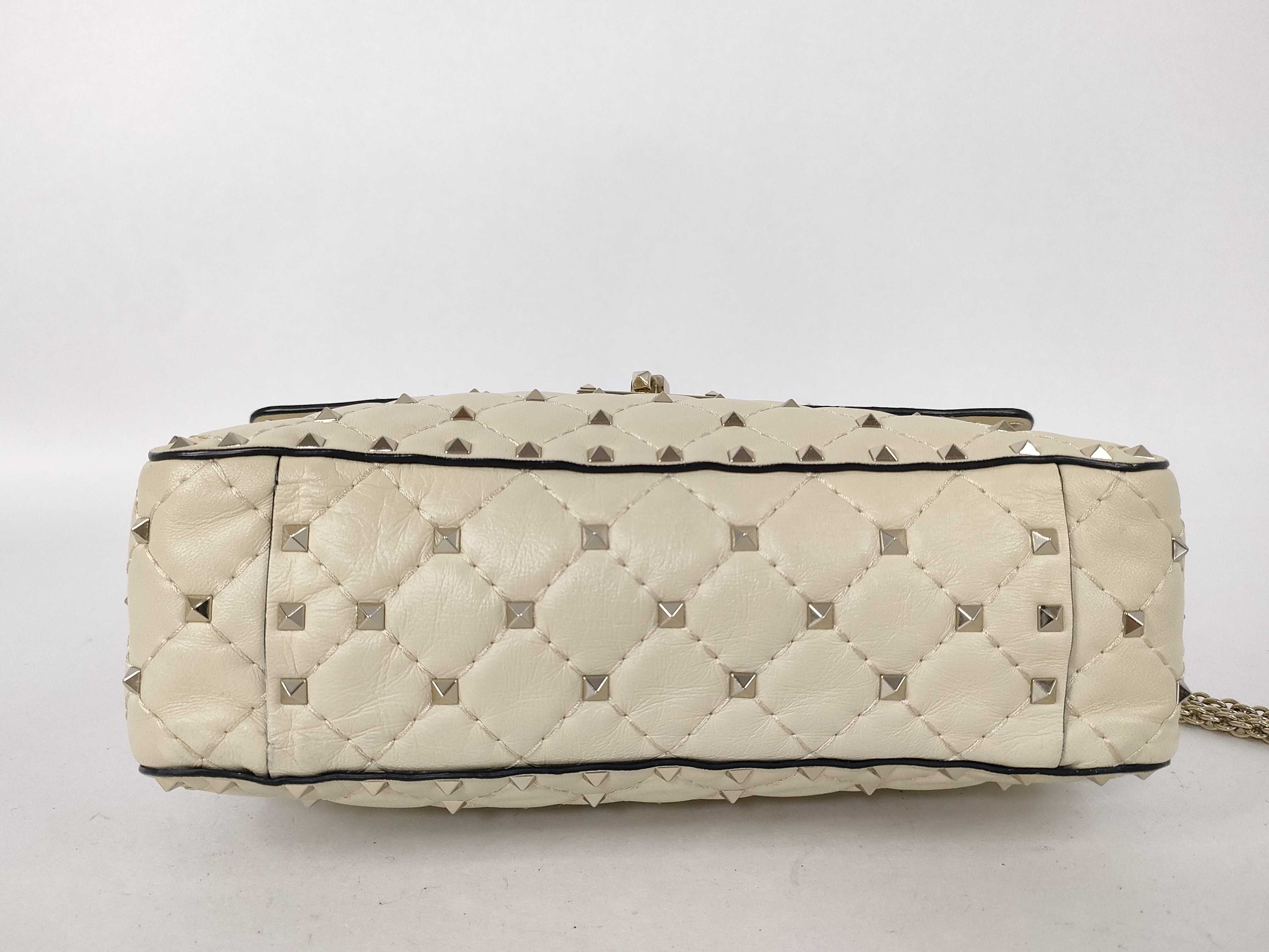 Spike Quilted Shoulder Bag Beige WB0122NAP Shoulder Bag — view 8