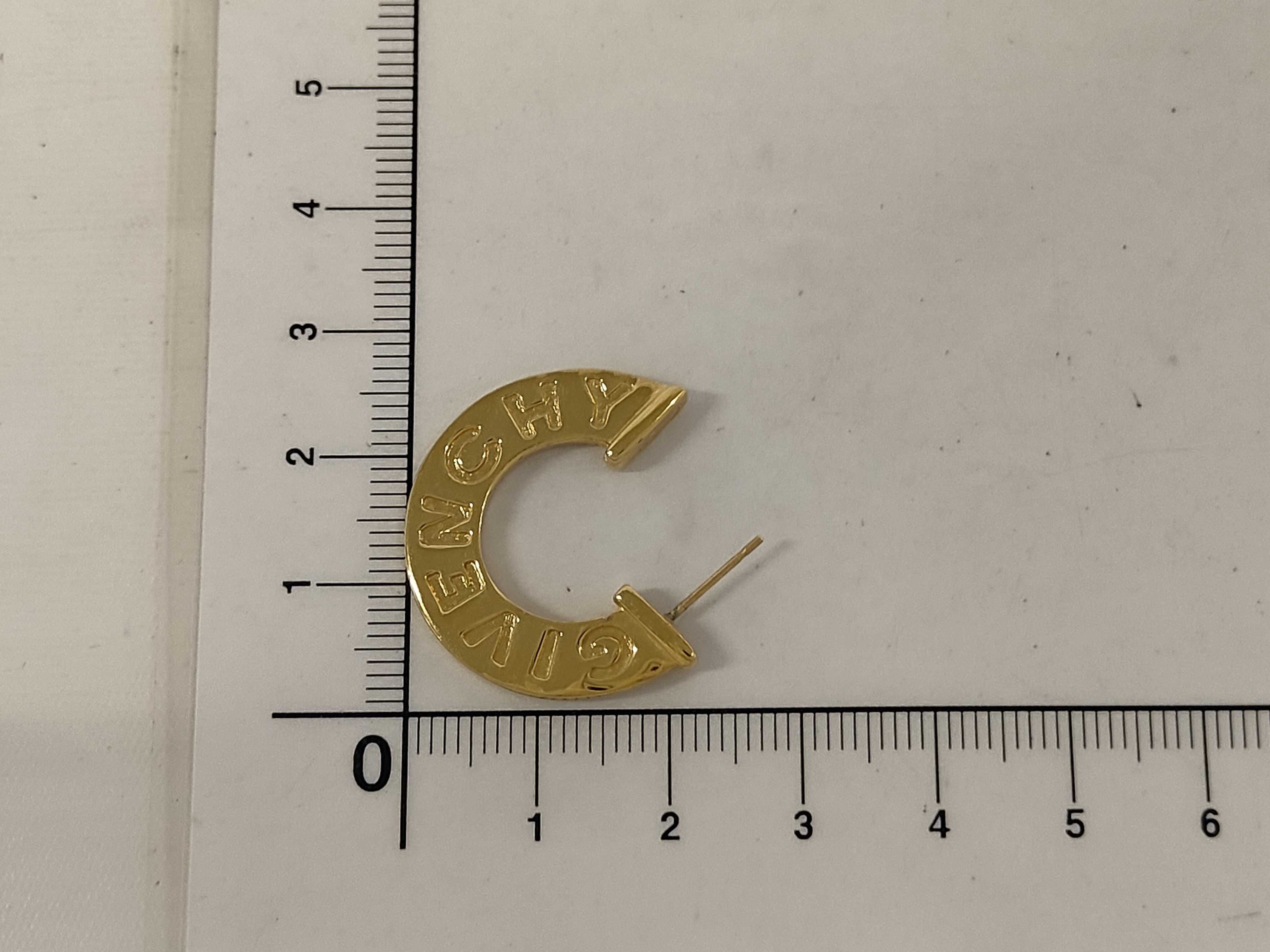 GIVENCHY logo PARIS earrings — view 4