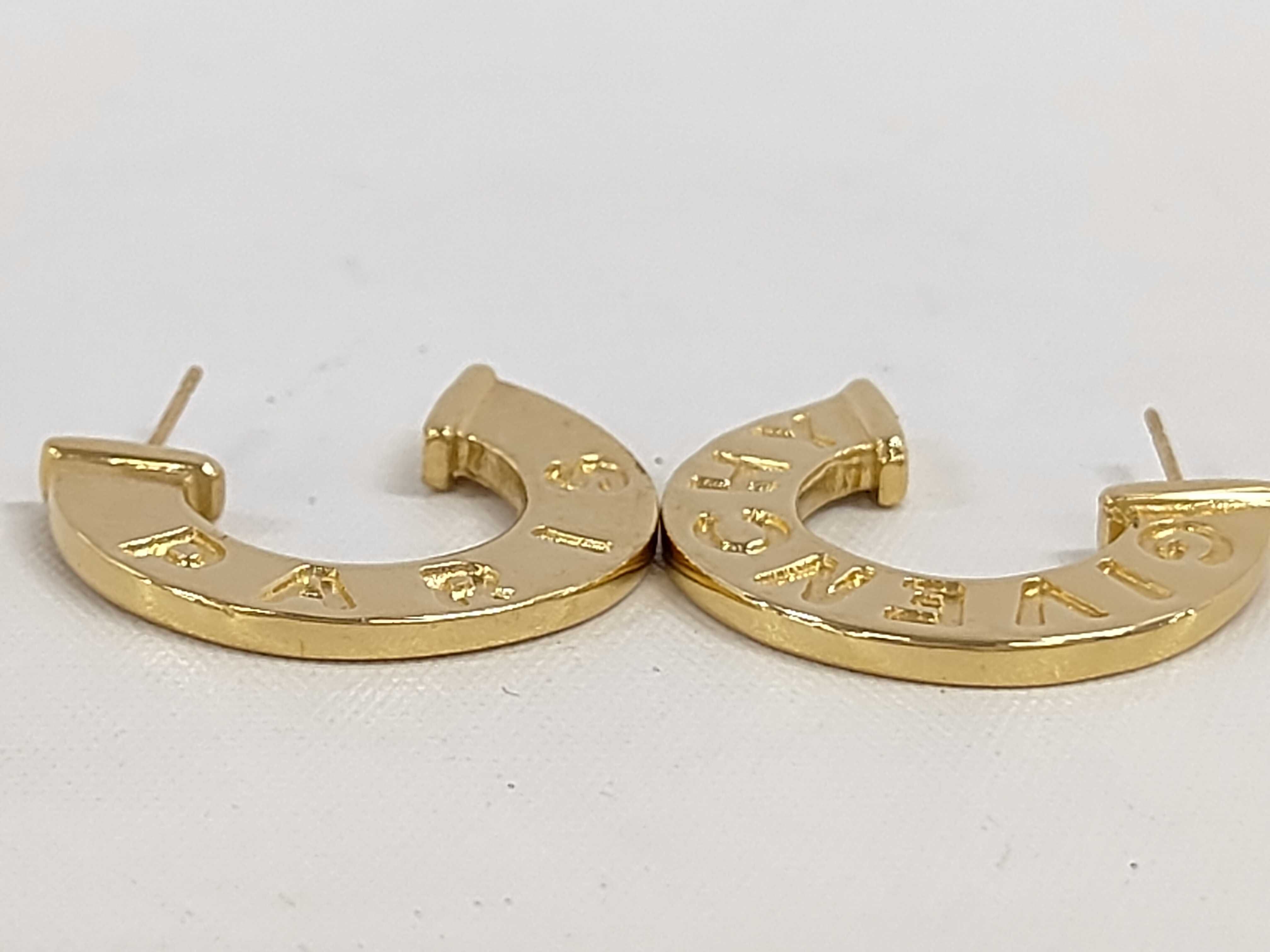 GIVENCHY logo PARIS earrings — view 6