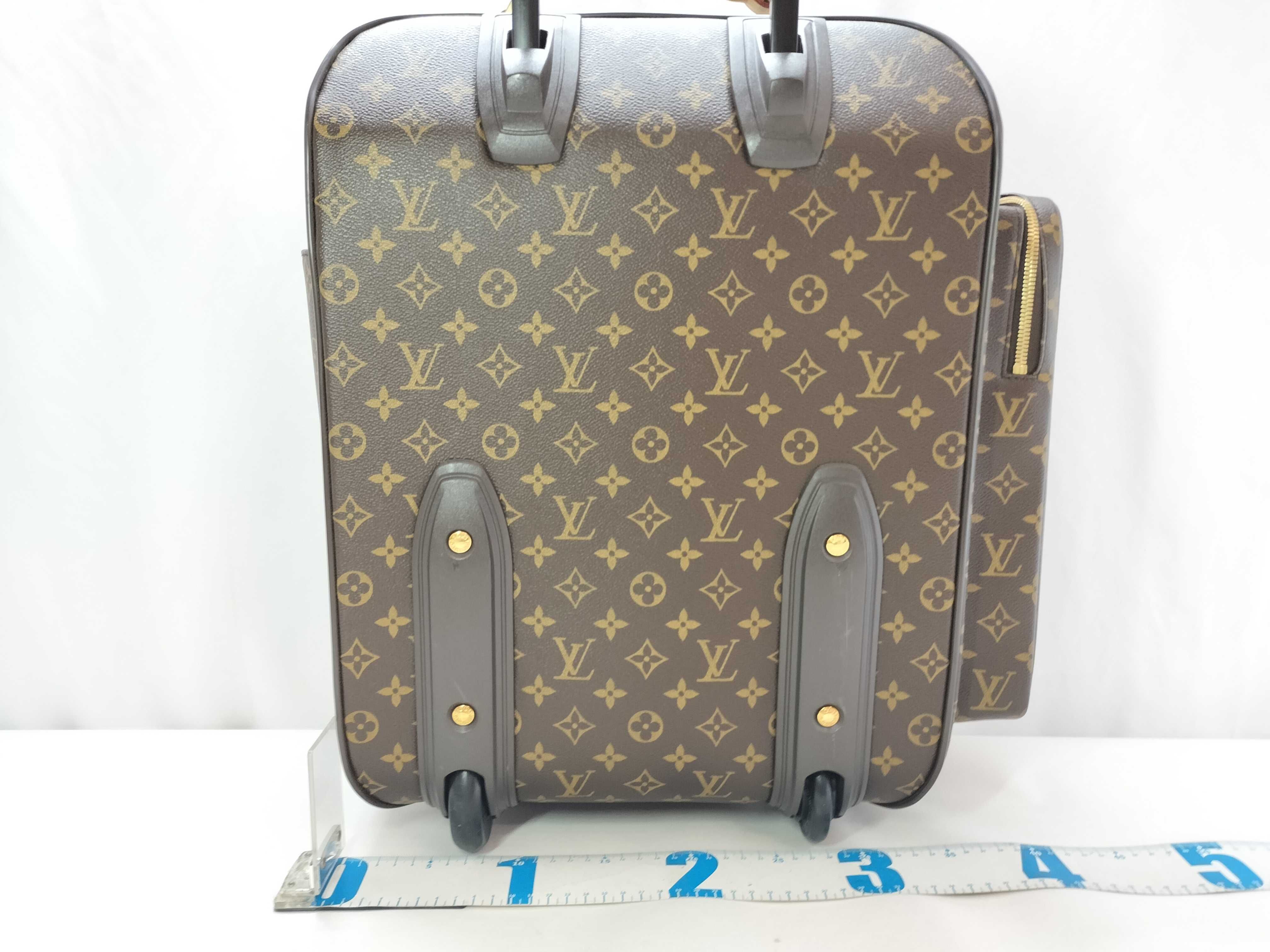 Monogram Trolley 50 M23259. Accessories: Name tag, padlock, carry bag. — view 2