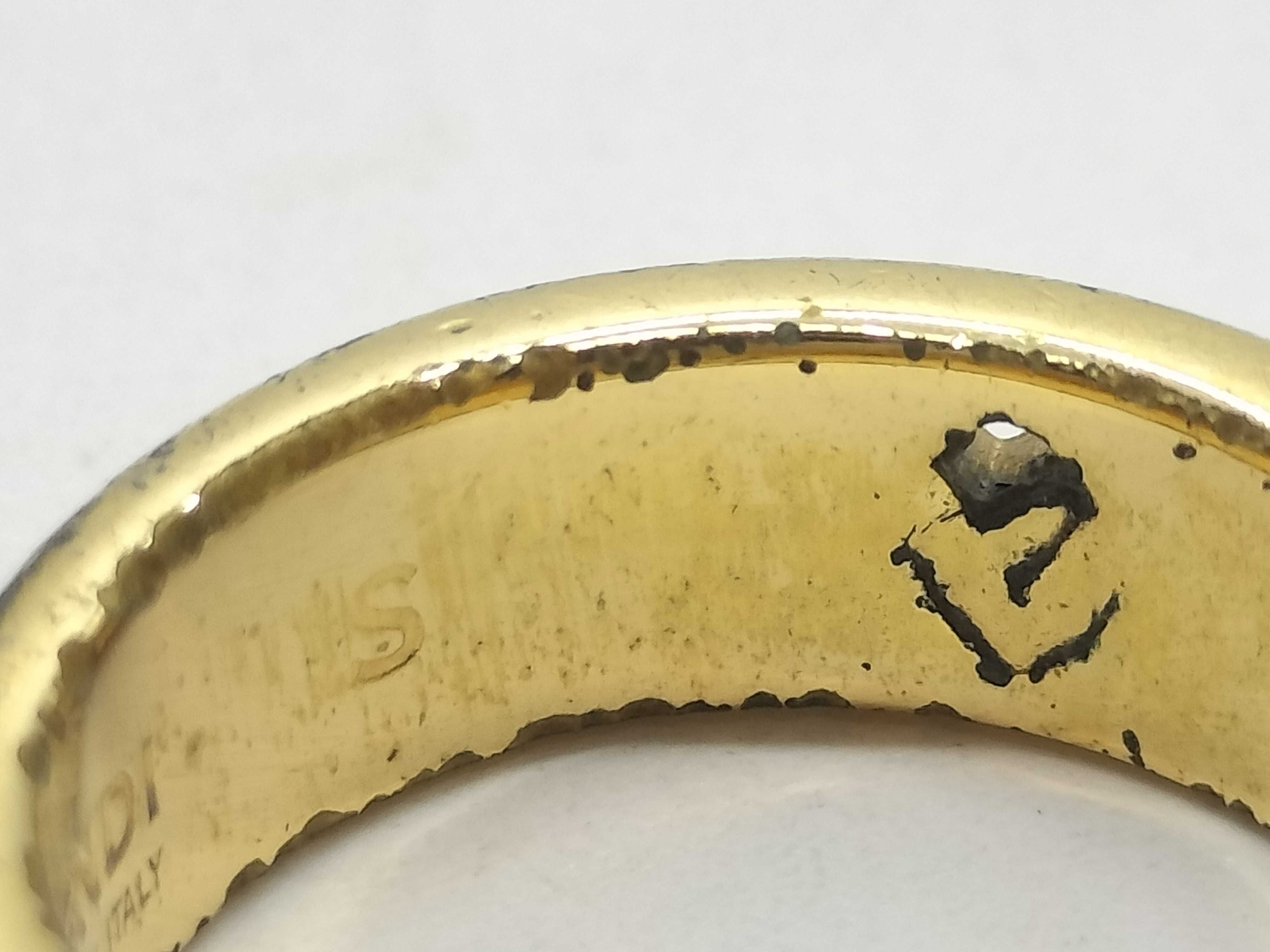 F x Rhinestone G Metal Ring — view 11