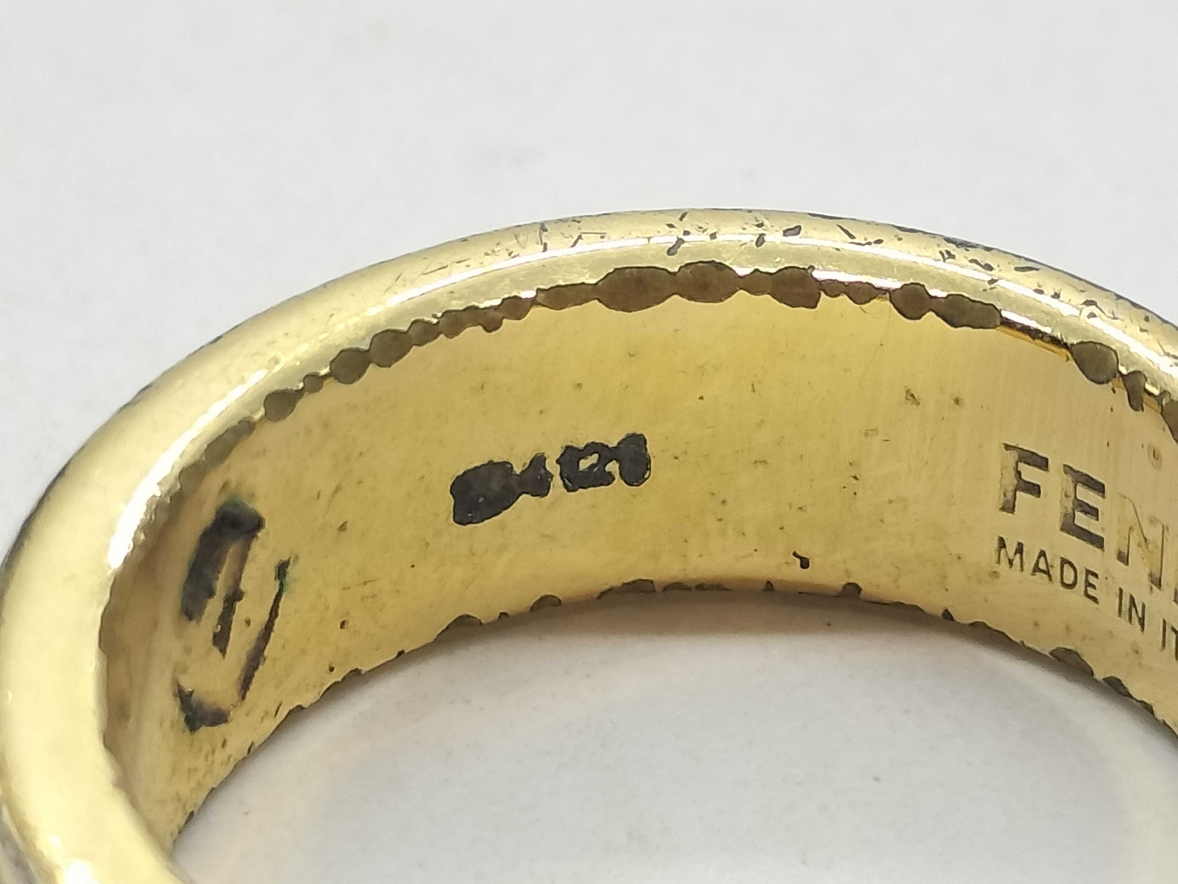 F x Rhinestone G Metal Ring — view 4