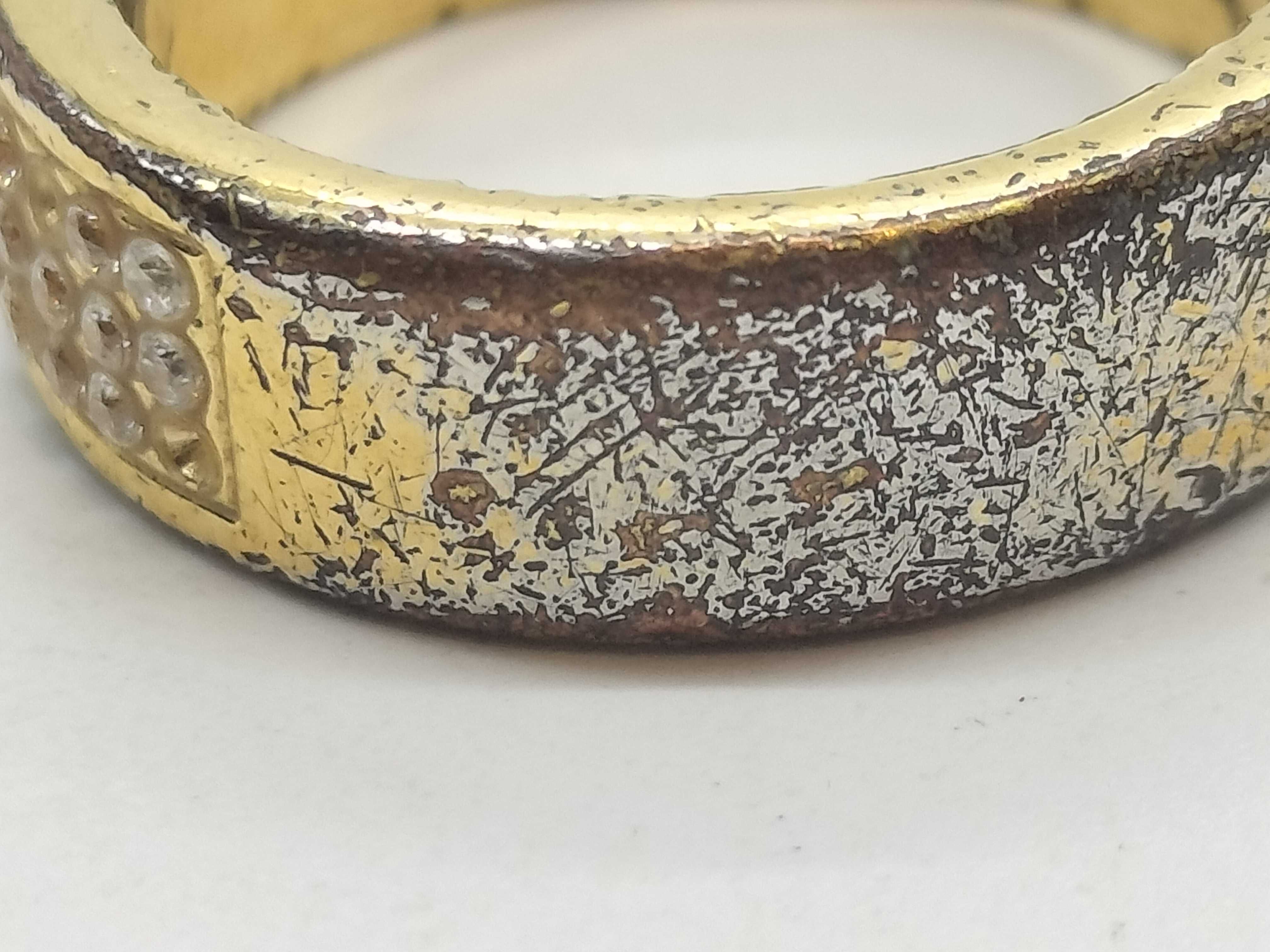 F x Rhinestone G Metal Ring — view 9