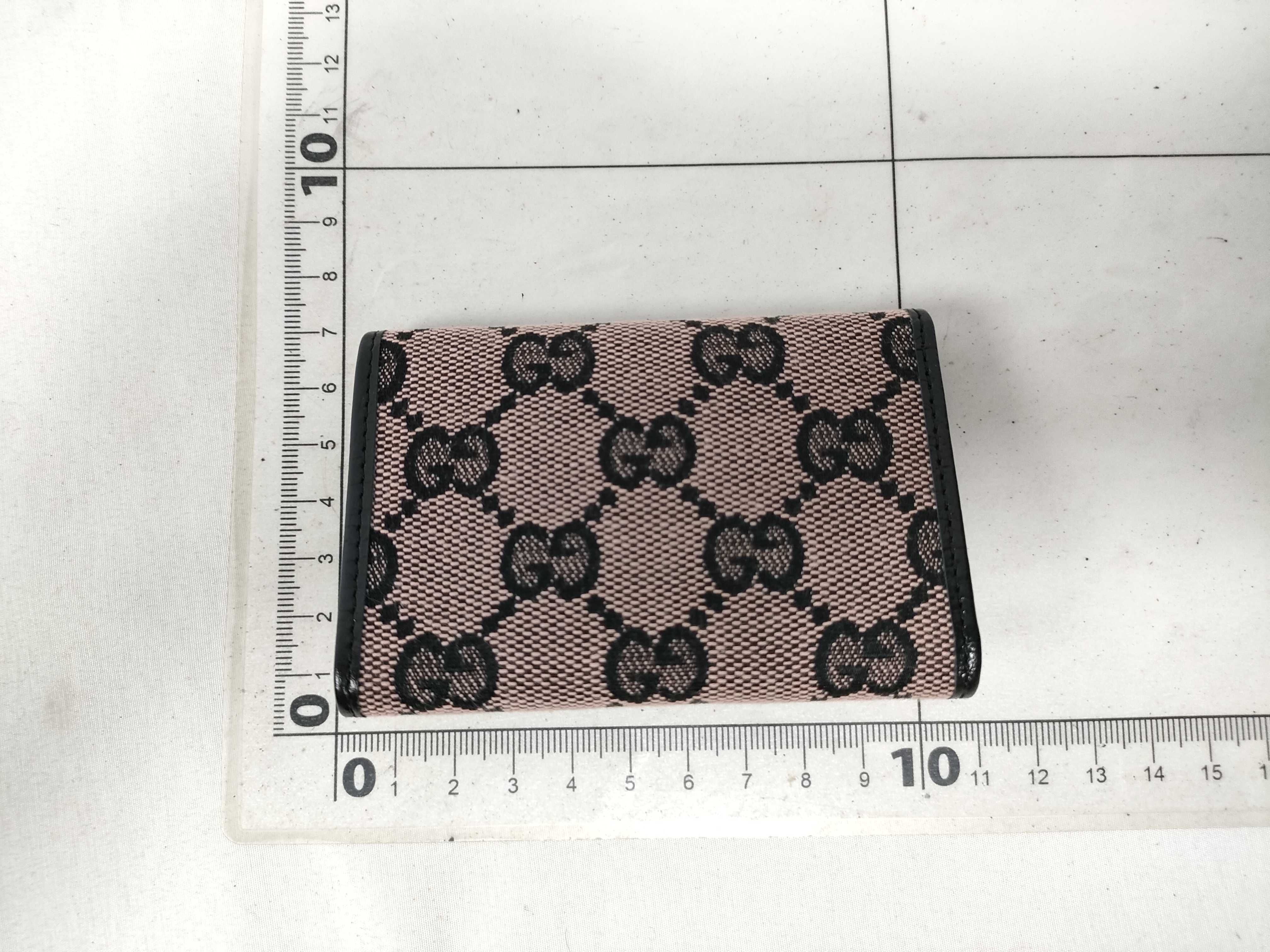 GG Canvas Bamboo Key Case — view 2