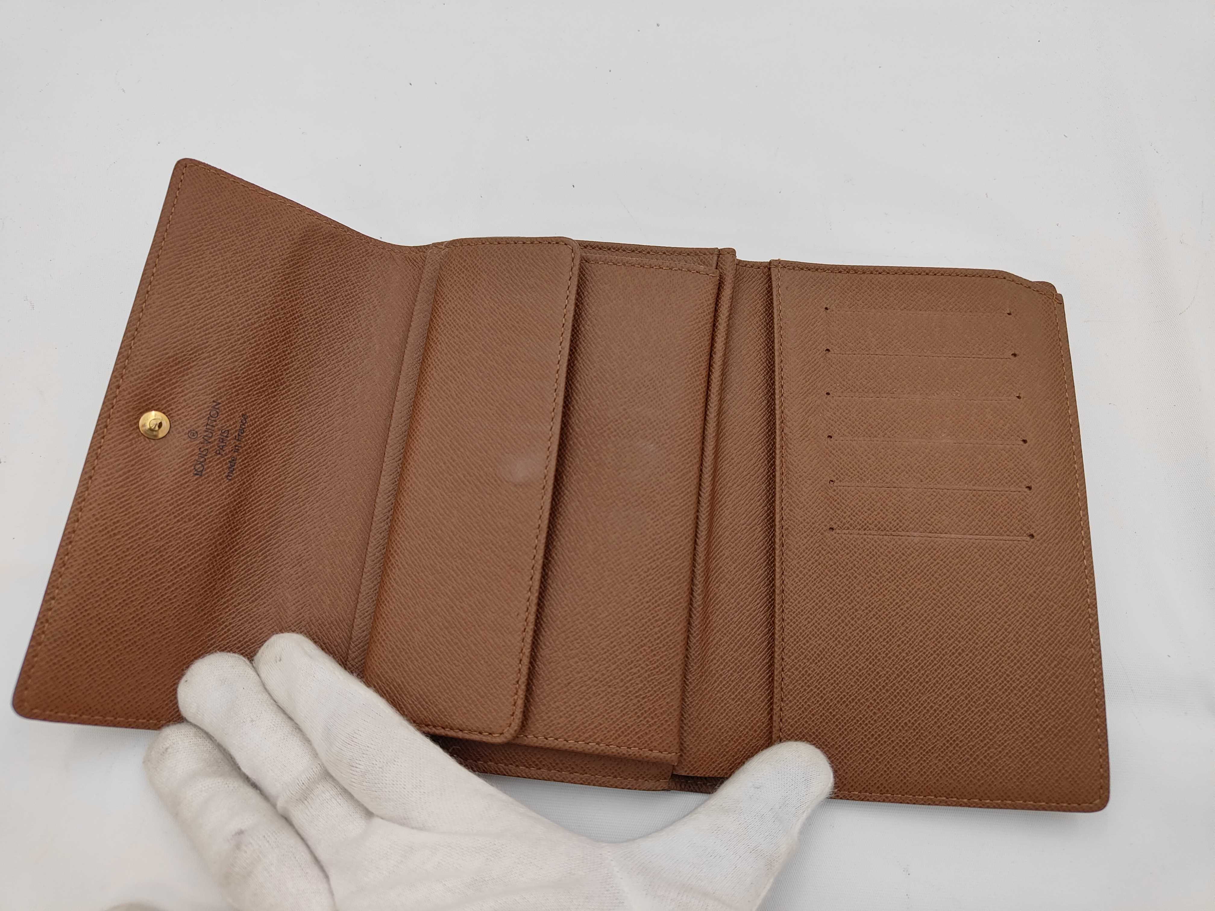 Monogram Louis Vuitton Portefeuille Tresor Etui Papier Tri-fold Wallet Monogram M61202 Wallet — view 4