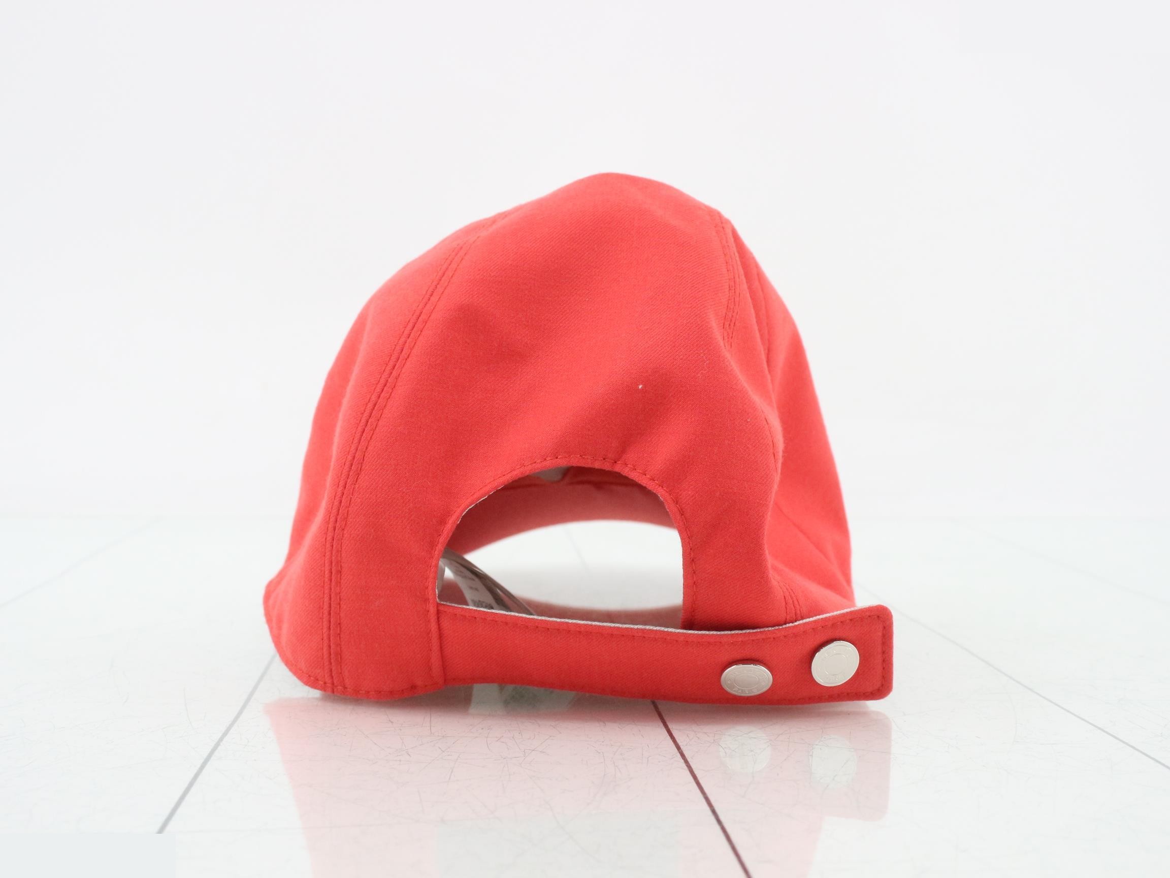 Cap, canvas, red, size 58 — view 2