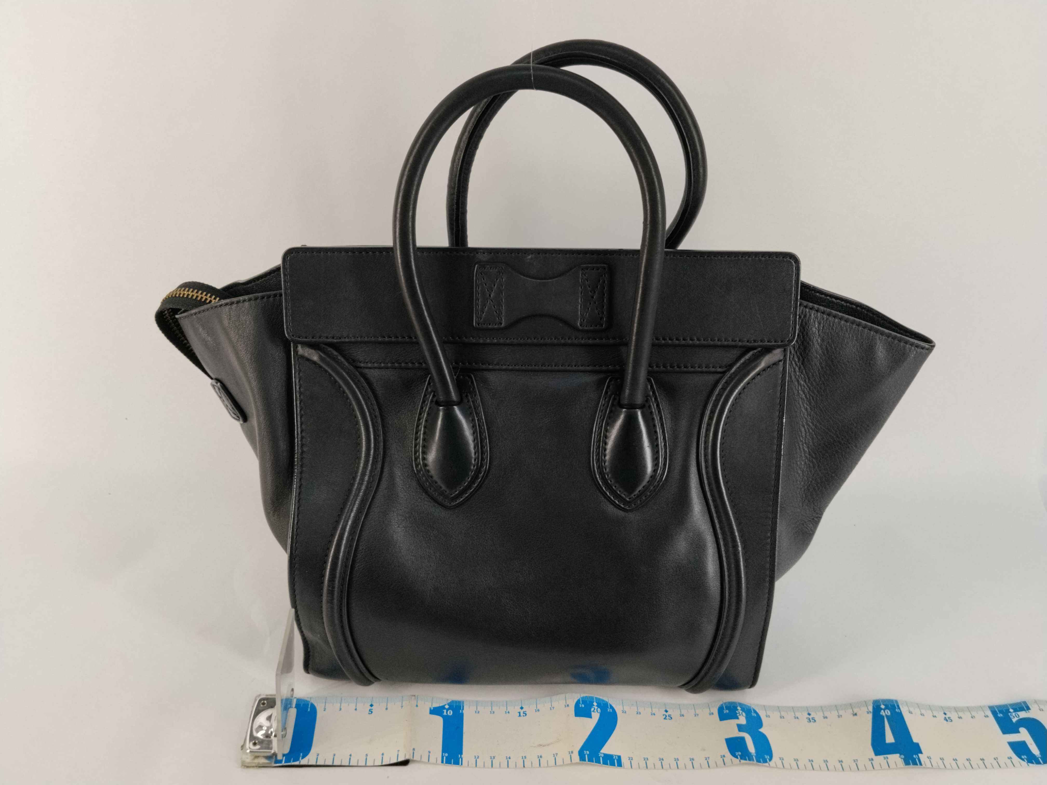 Luggage Tote Bag, Black Tote Bag — view 2