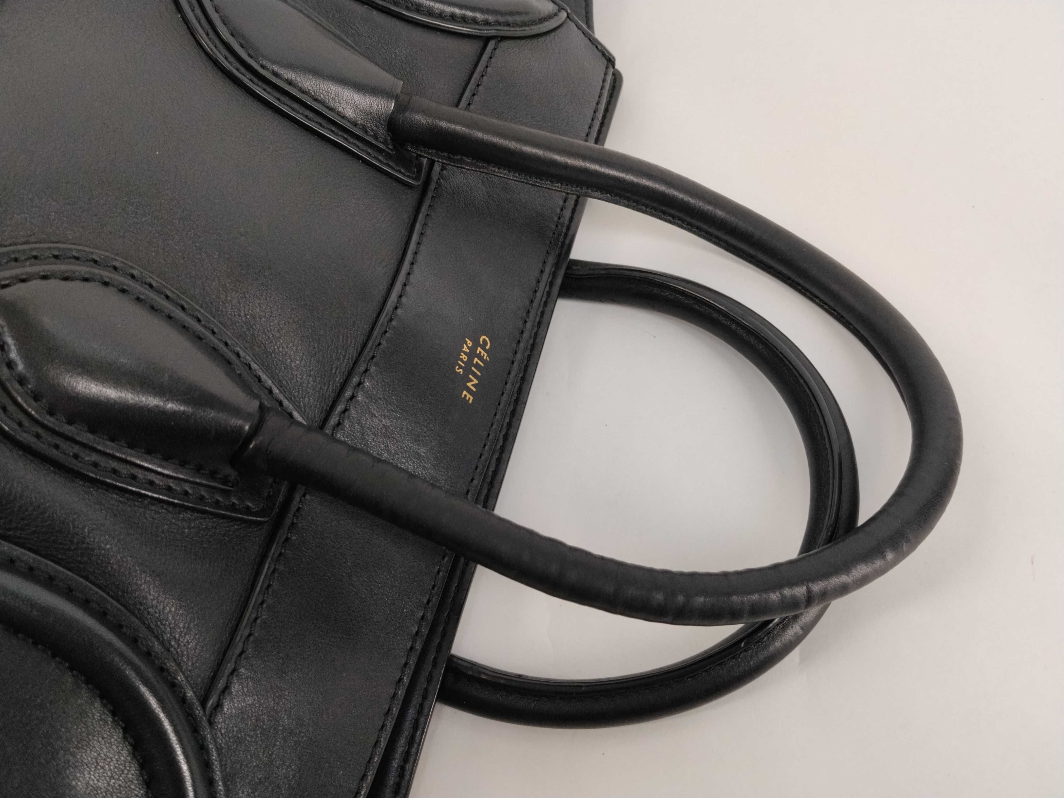Luggage Tote Bag, Black Tote Bag — view 3