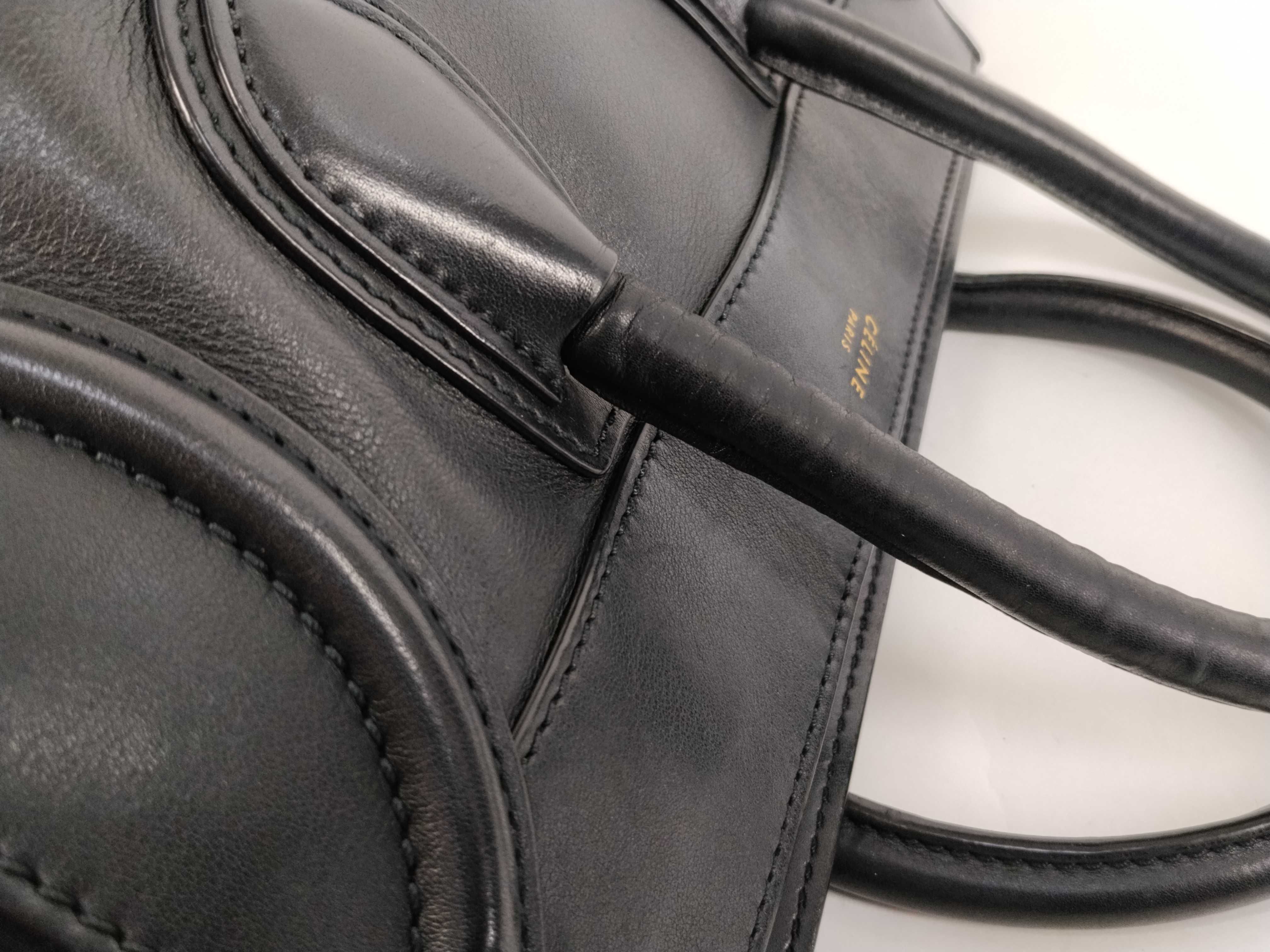Luggage Tote Bag, Black Tote Bag — view 5