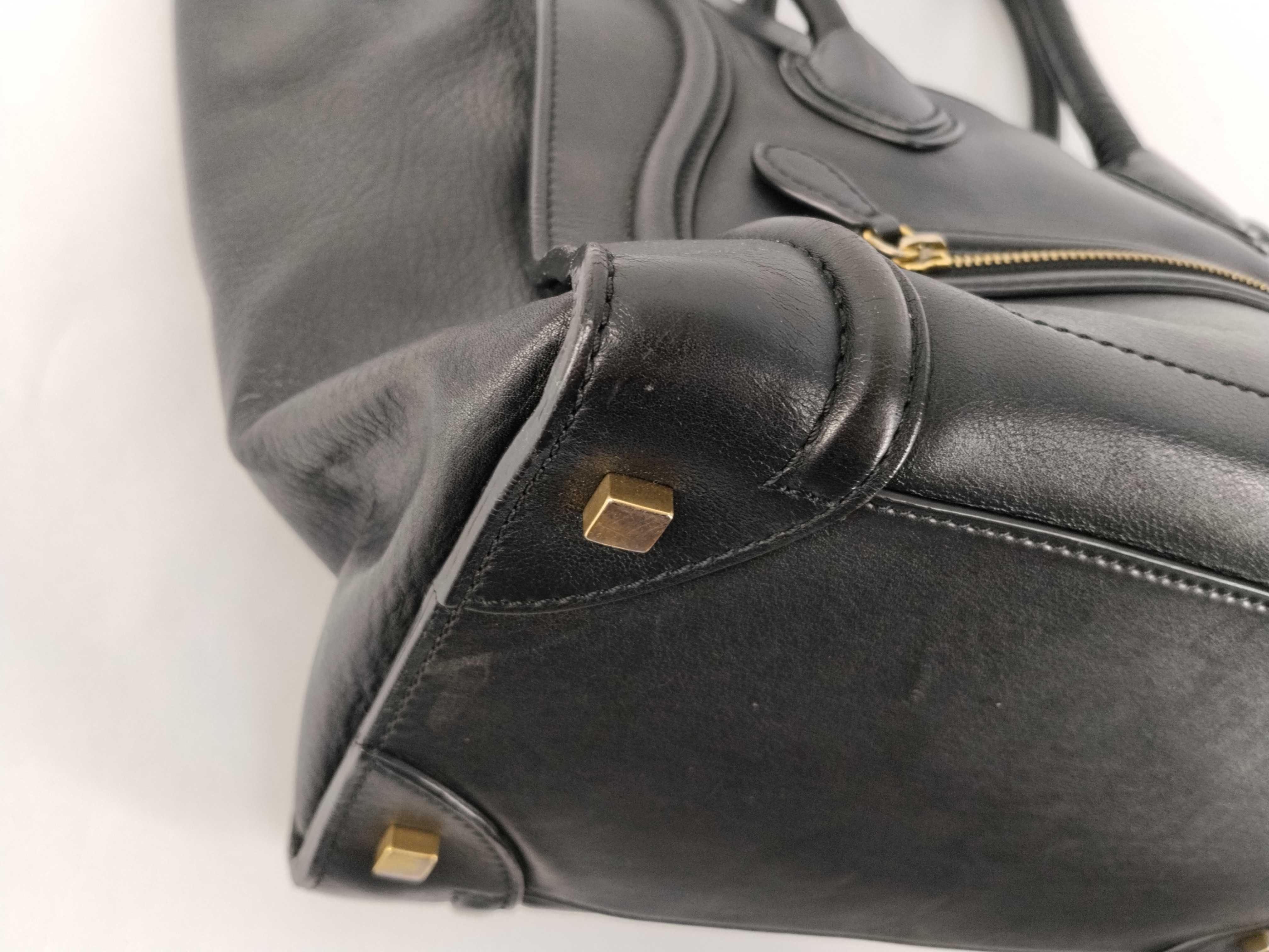 Luggage Tote Bag, Black Tote Bag — view 6