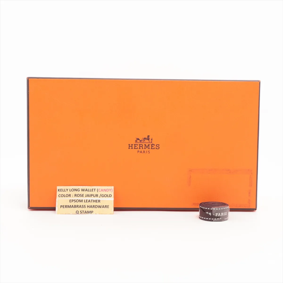 Kelly Wallet Long Verso Vaux Epson Long Wallet Rose Azalea x Gold Hardware Q:2013 — view 12