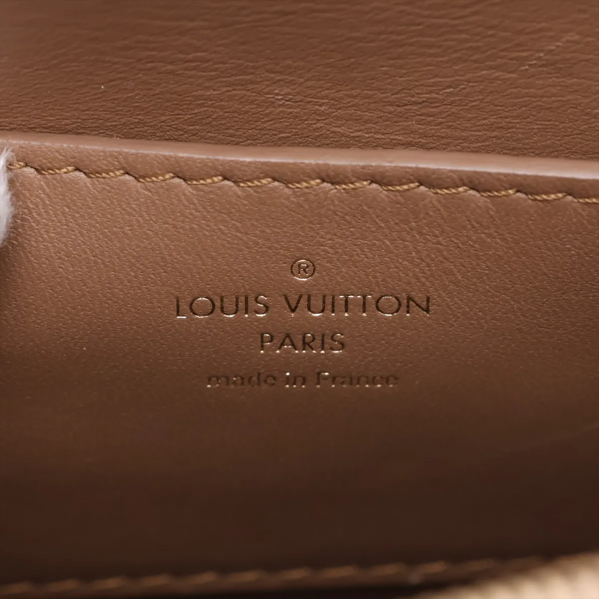 Taurillon Twist One Handle PM M57214 Greige, RFID responsive, with mirror. — view 12