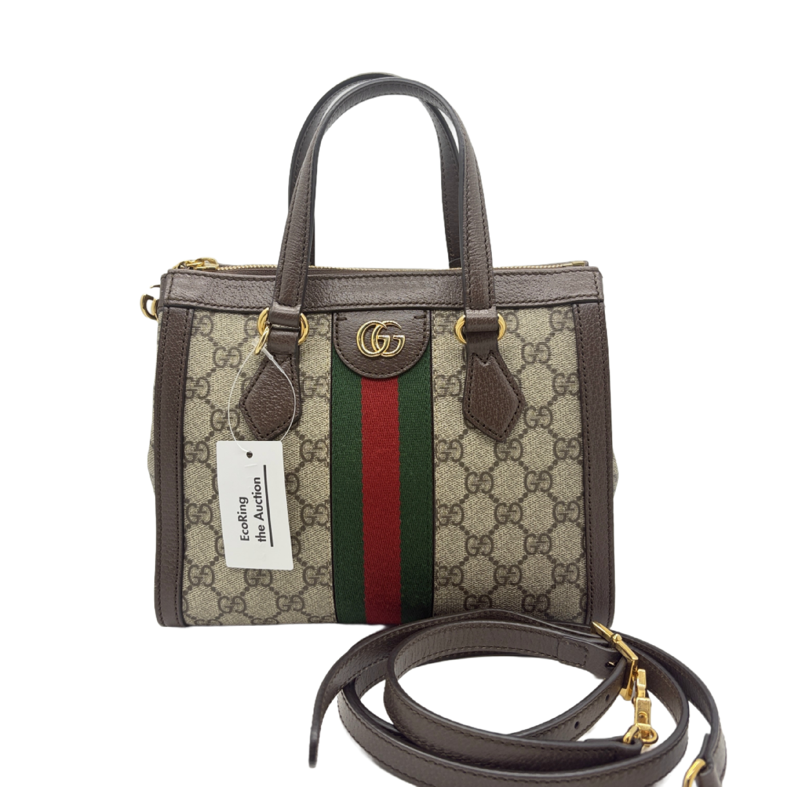 GG Supreme Canvas Handbag